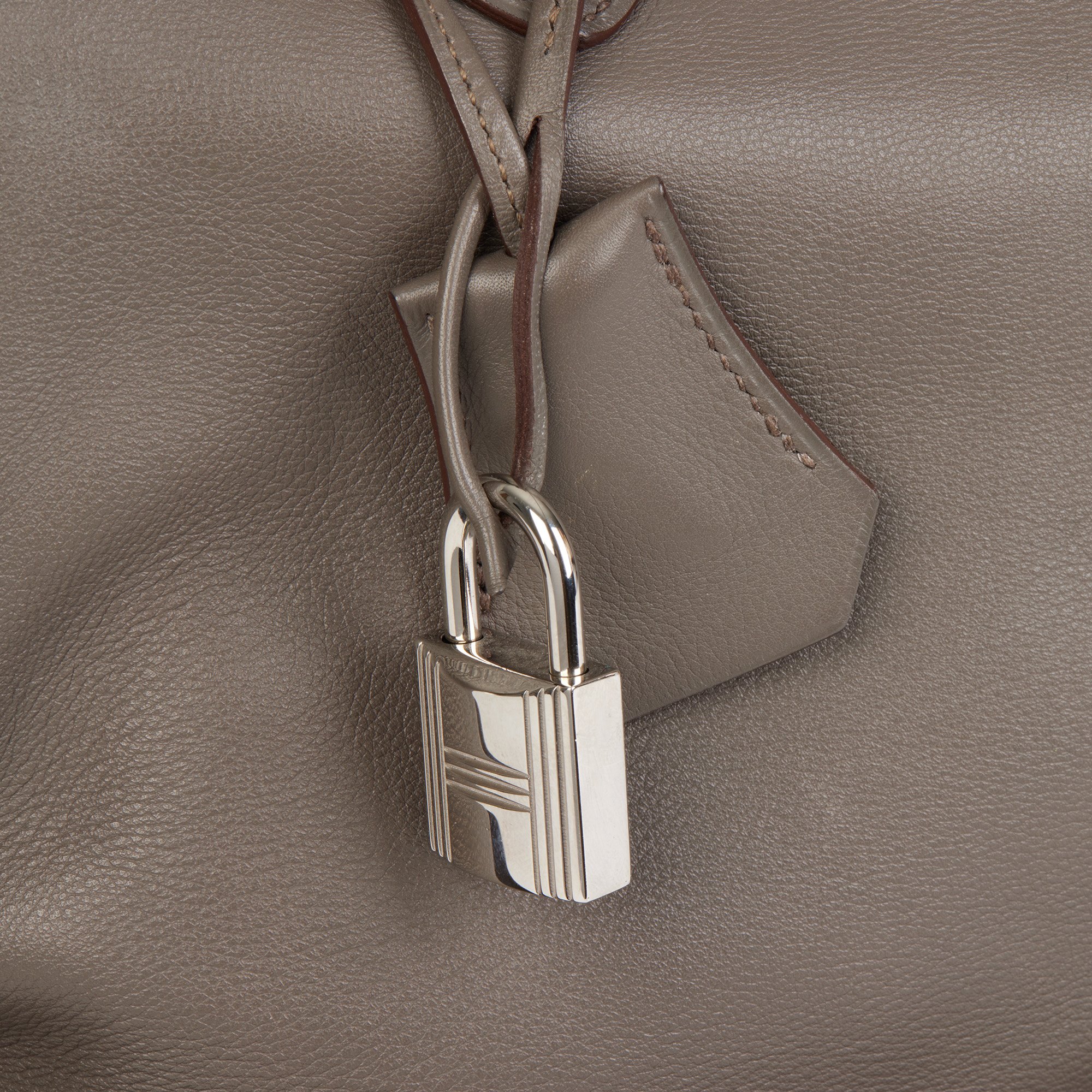 Hermès Graphite Swift Leather Toolbox 33