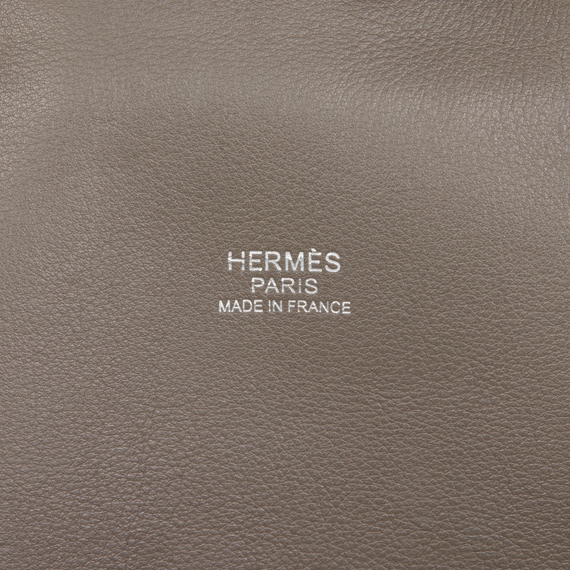 Hermès Graphite Swift Leather Toolbox 33