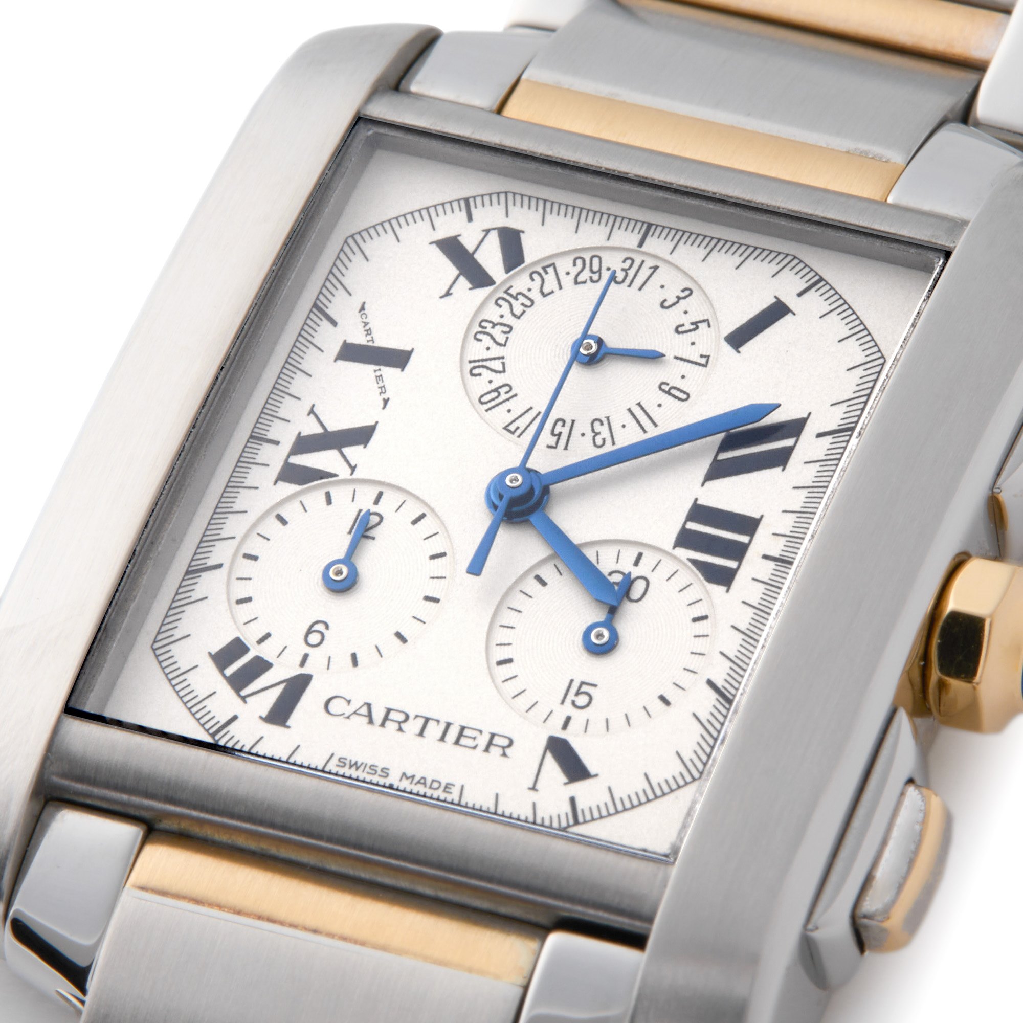Cartier Chronoflex Yellow Gold & Stainless Steel W51004Q4 or 2303