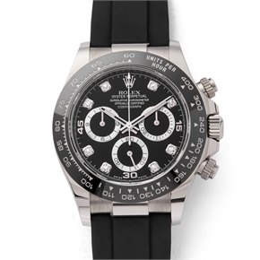 Rolex Daytona Diamond Set White Gold - 116519LN