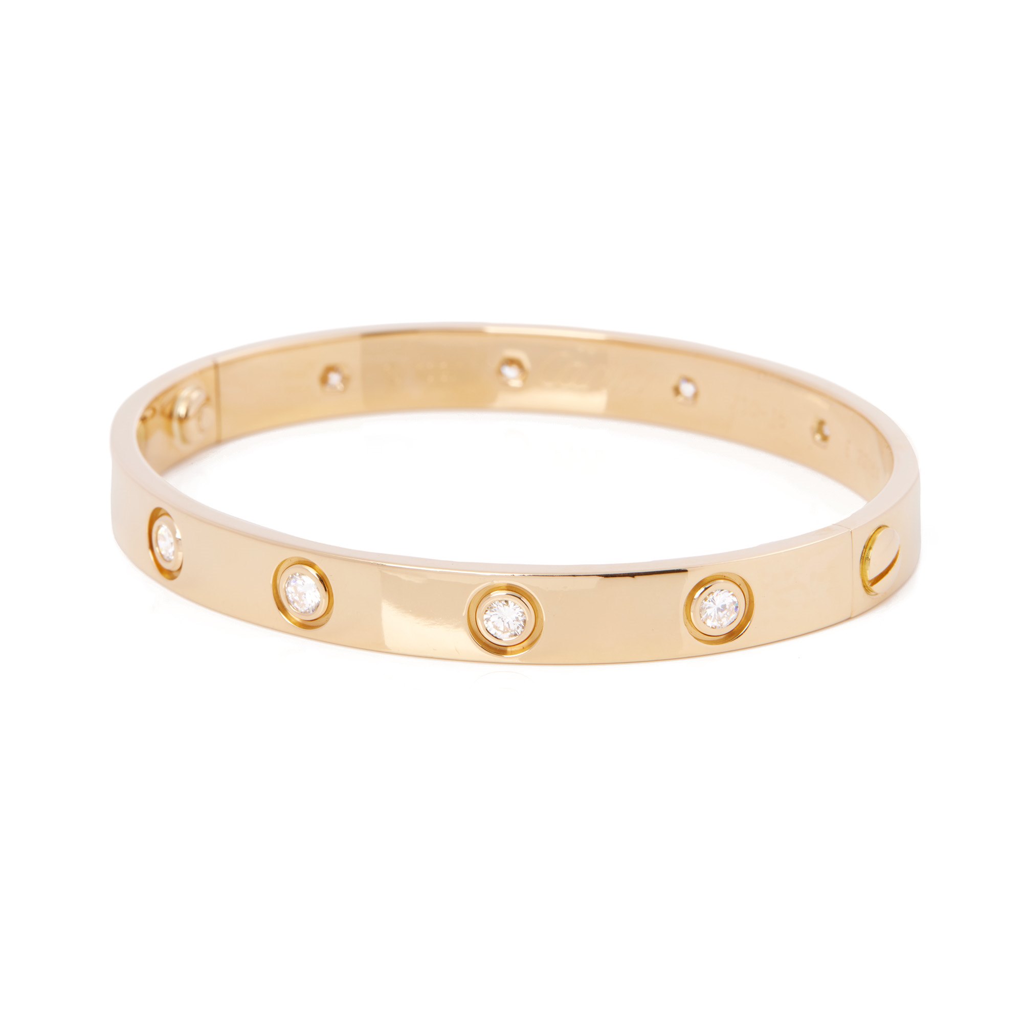 CRB6070217 - LOVE bracelet, 10 diamonds - Rose gold, diamonds - Cartier
