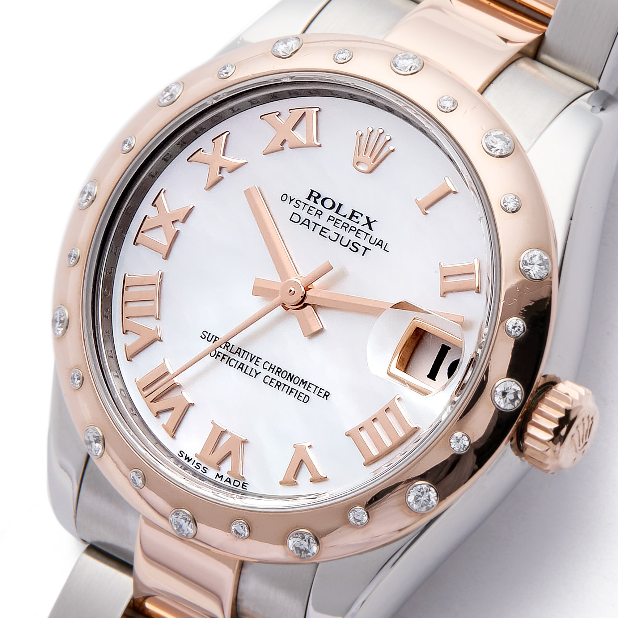 Rolex Datejust 31 Mother Of Pearl Rose Gold & Stainless Steel 178341