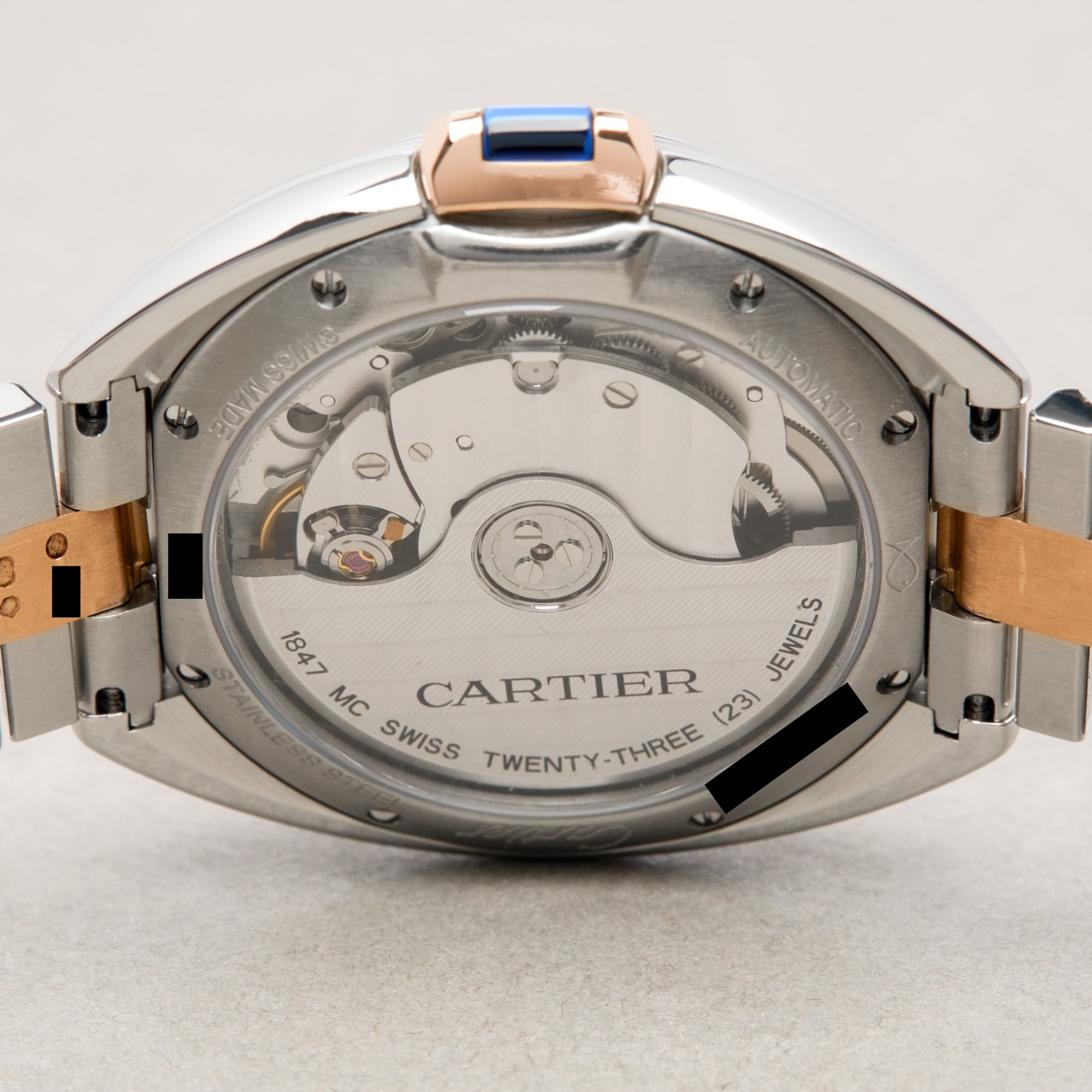 Cartier Clé de Cartier Rose Gold & Stainless Steel W2CL0003 or 3856