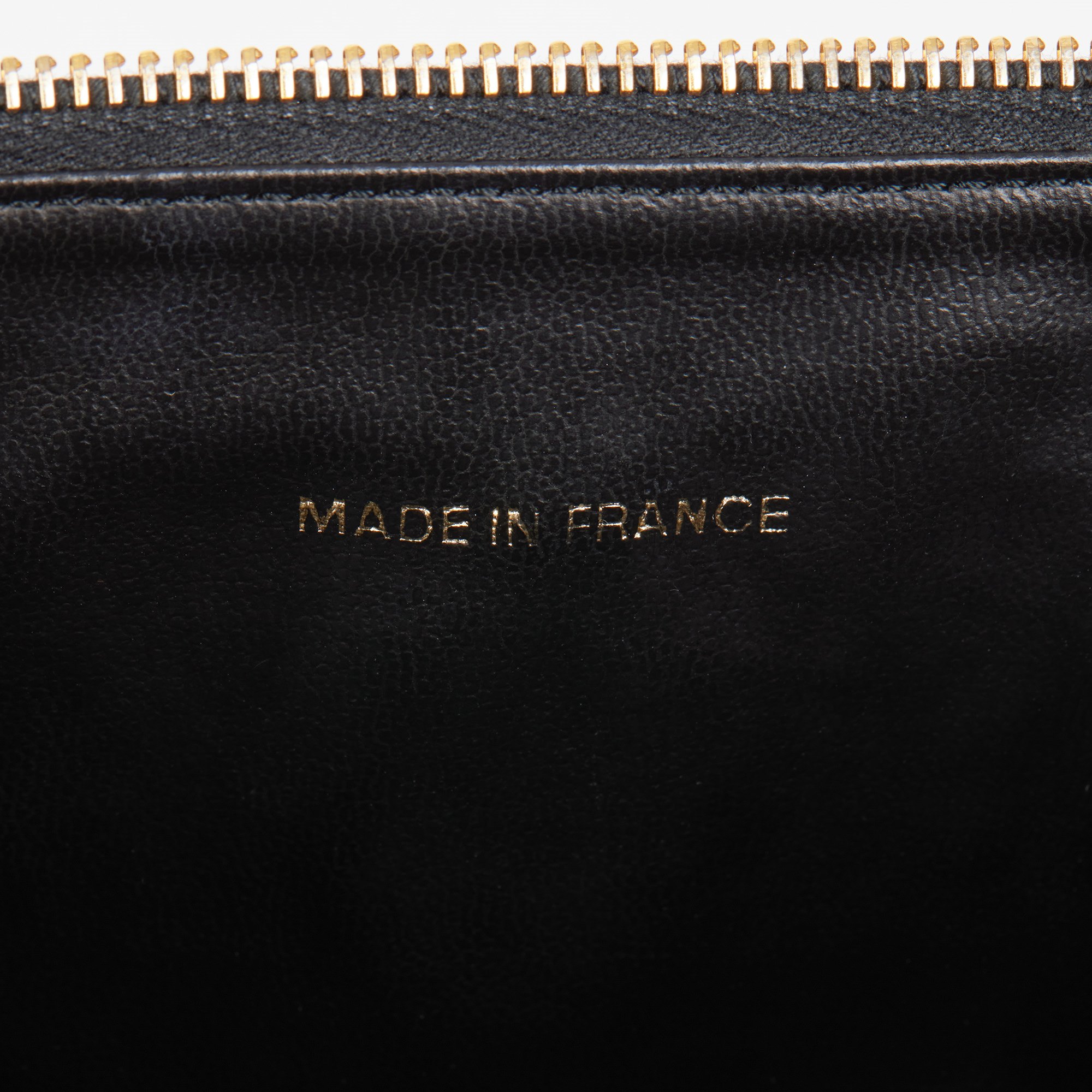 Chanel Black Caviar Leather Vintage Timeless Vanity Case