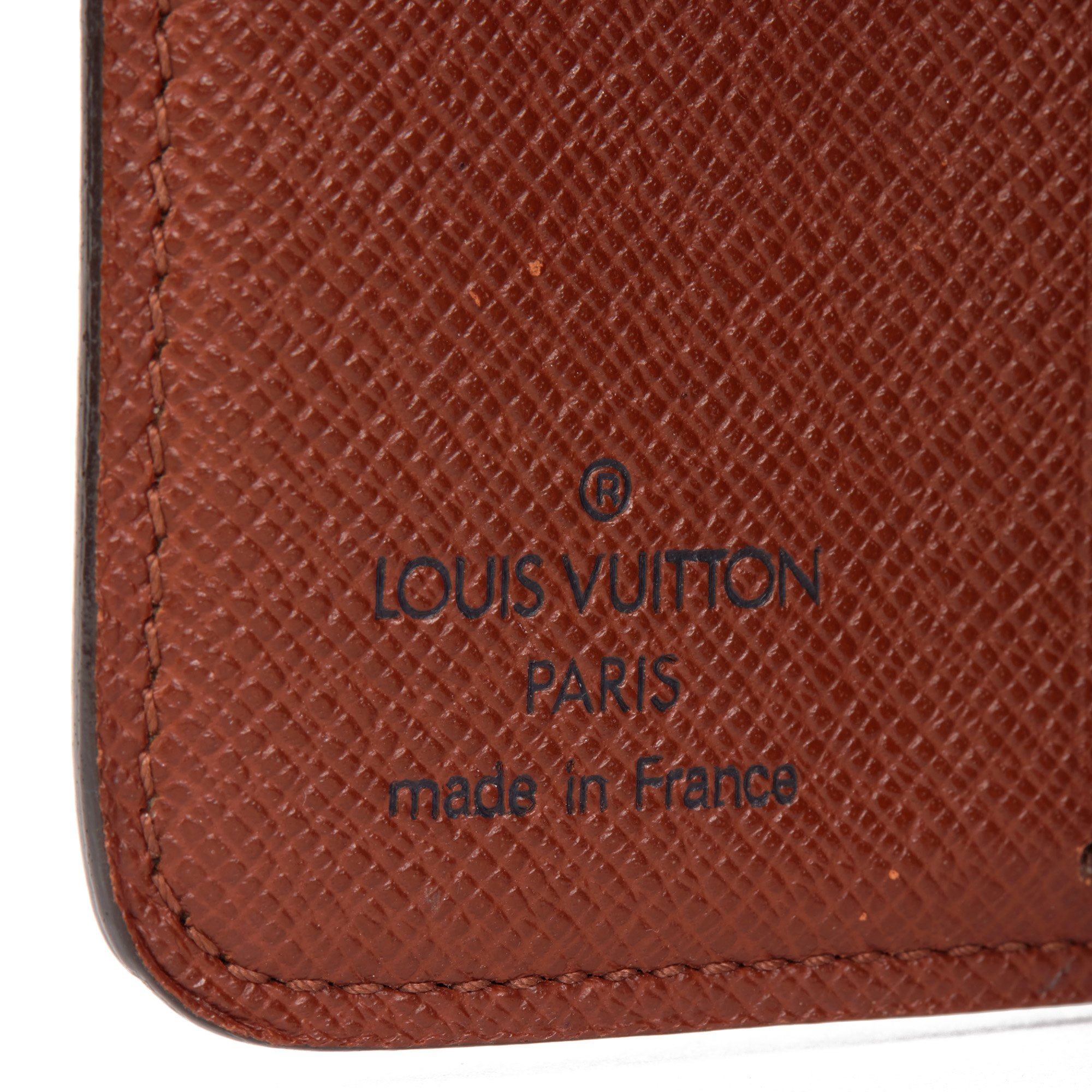 Louis Vuitton Brown Monogram Coated Canvas Vintage Compact Zip Wallet