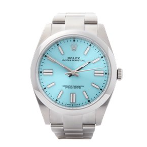 Rolex Oyster Perpetual 41 'Tiffany' Fully Stickered Stainless Steel - 124300