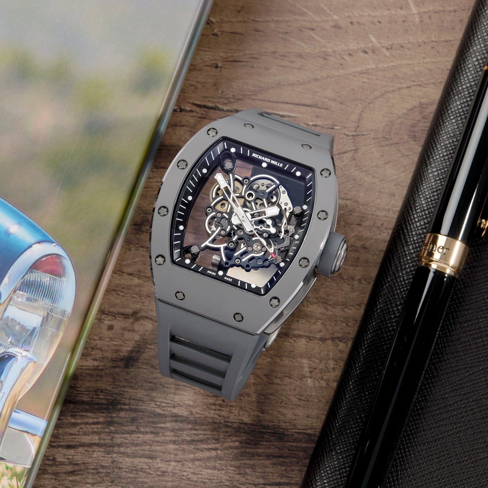 Richard Mille RM055 Bubba Watson Grey Boutique Limited Edition Of 50 Pieces Titanium RM055