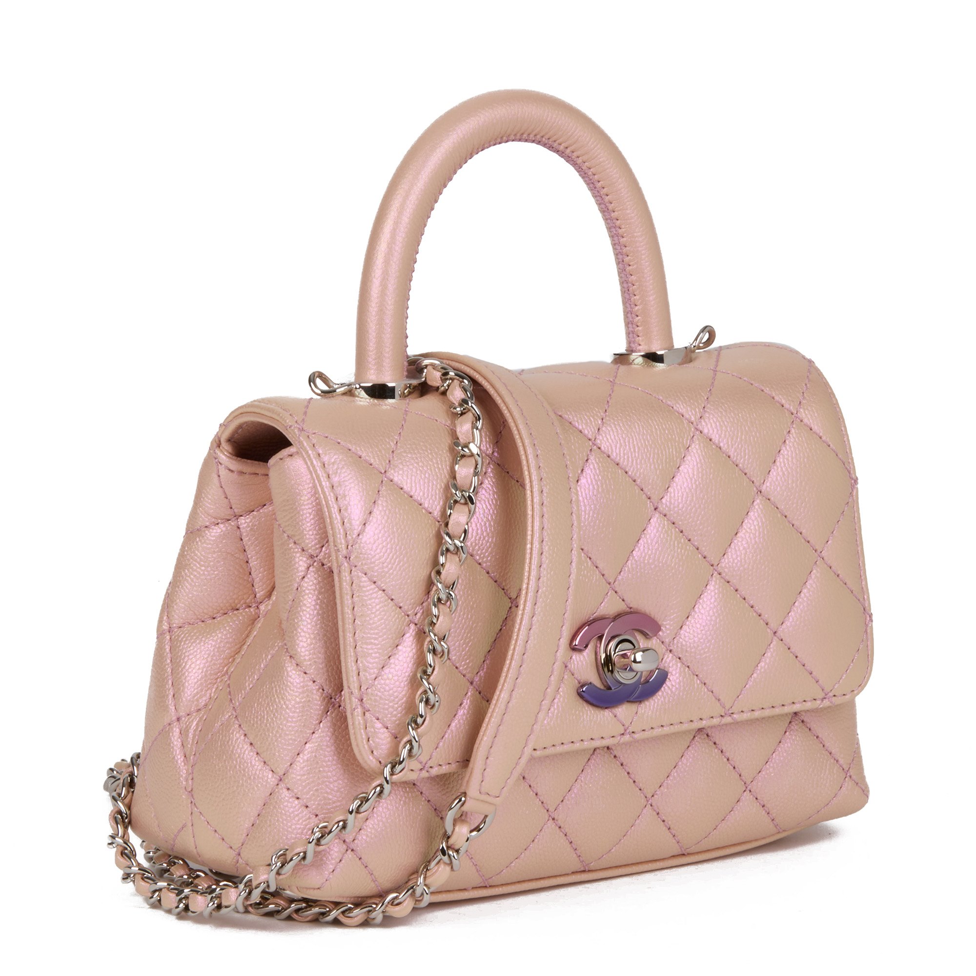 Chanel Mini Coco Top Handle 2021 HB4503 | Second Hand Handbags