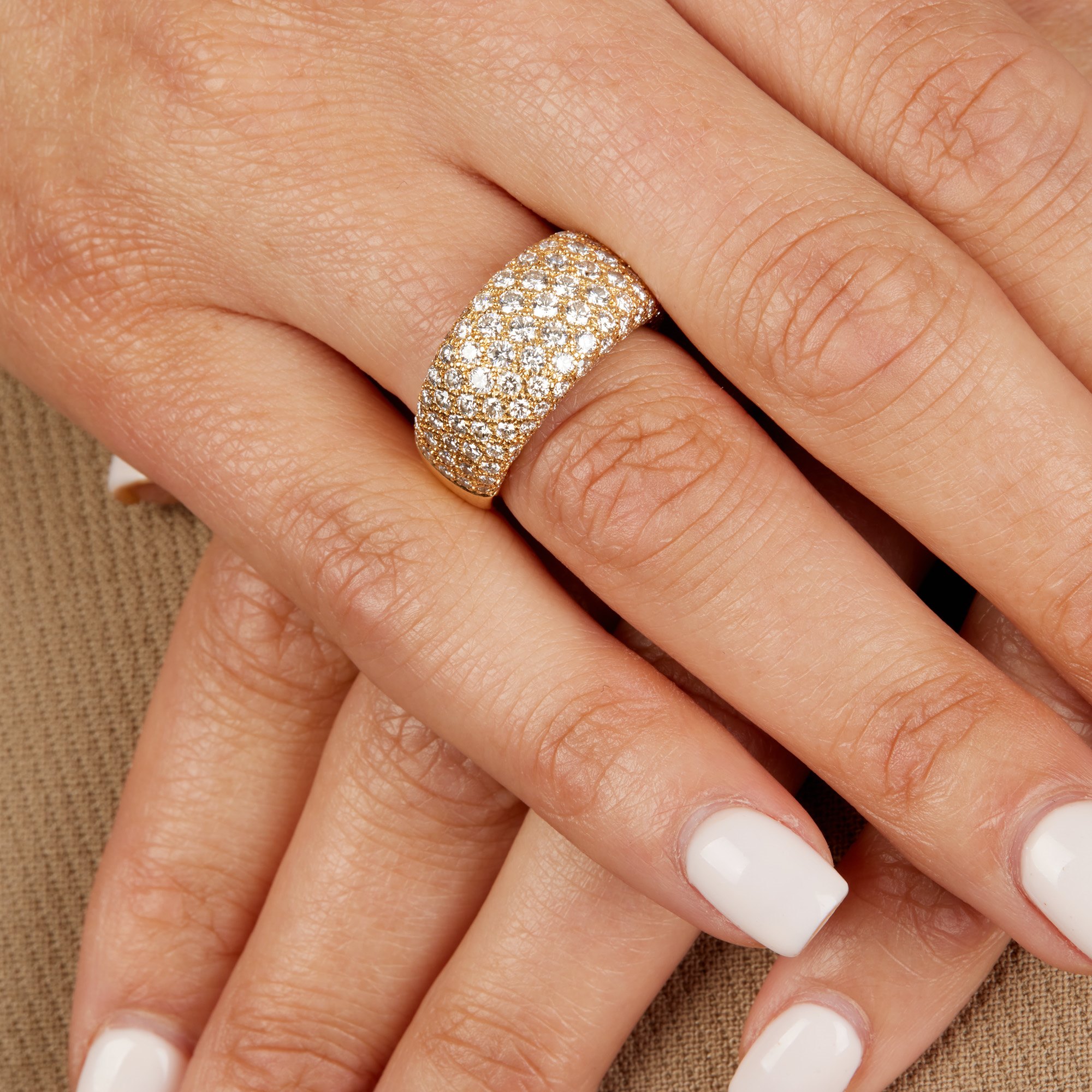 Cartier Pave Bombe Style Ring