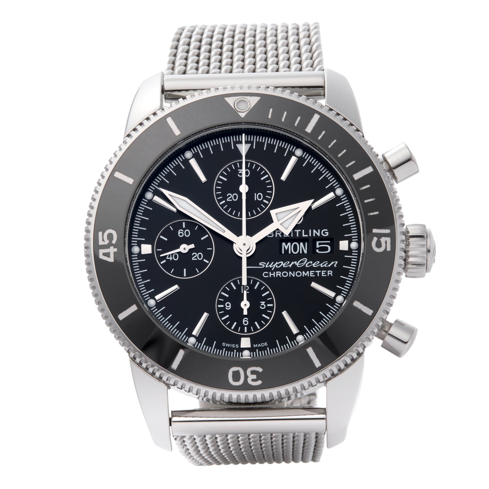 Breitling Superocean II Chronograph Roestvrij Staal A133121B1A1