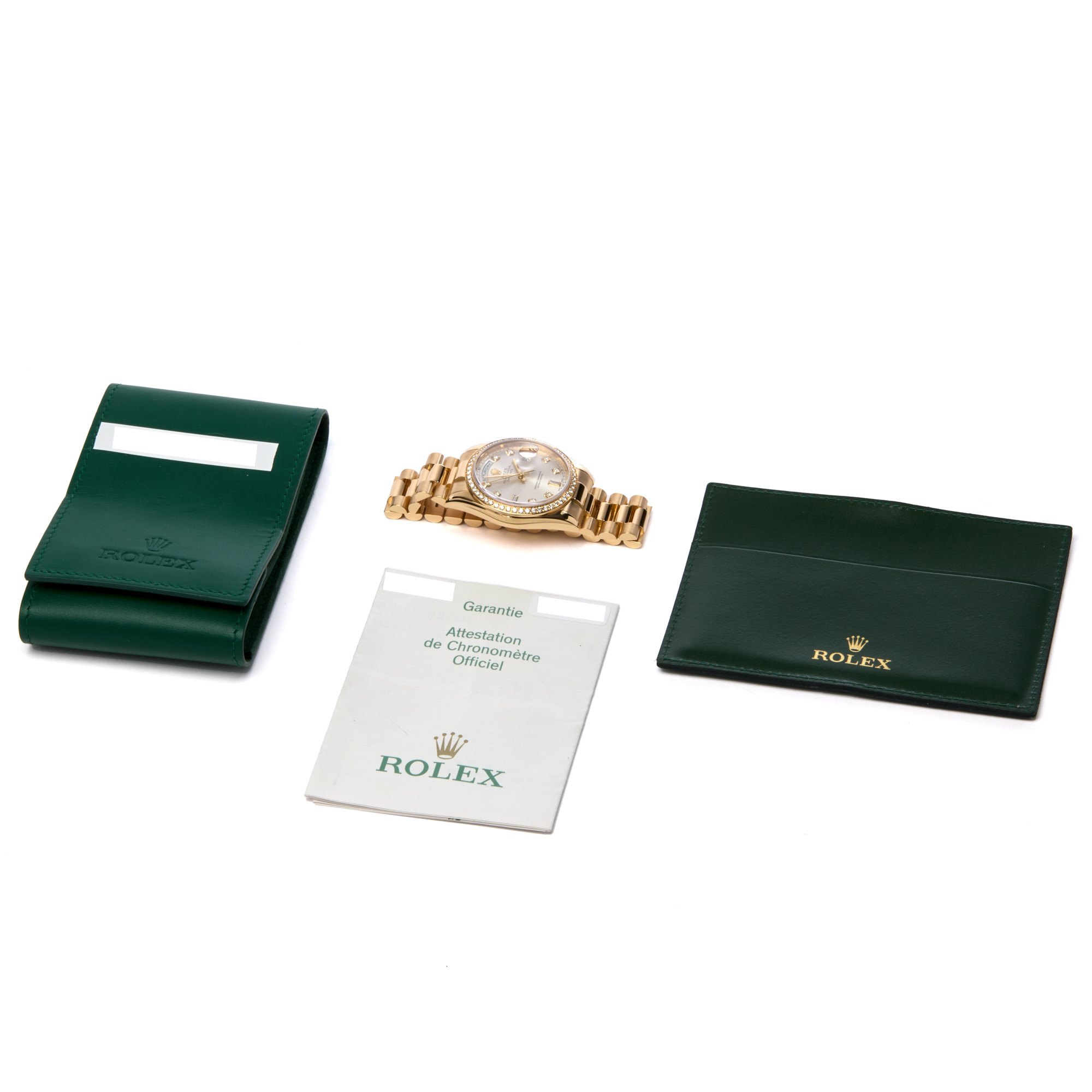Rolex Day-Date 36 New Clasp Yellow Gold 118348