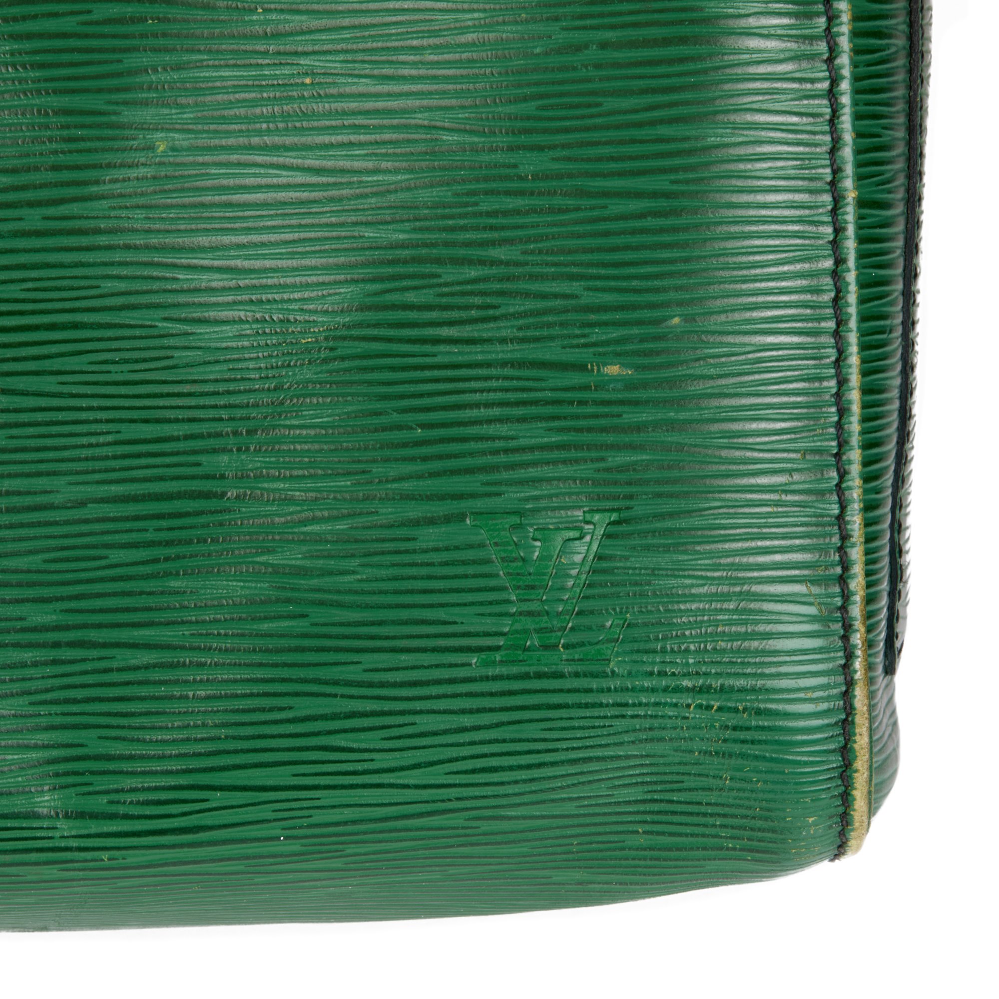 Louis Vuitton Green Epi Leather Vintage Keepall 55