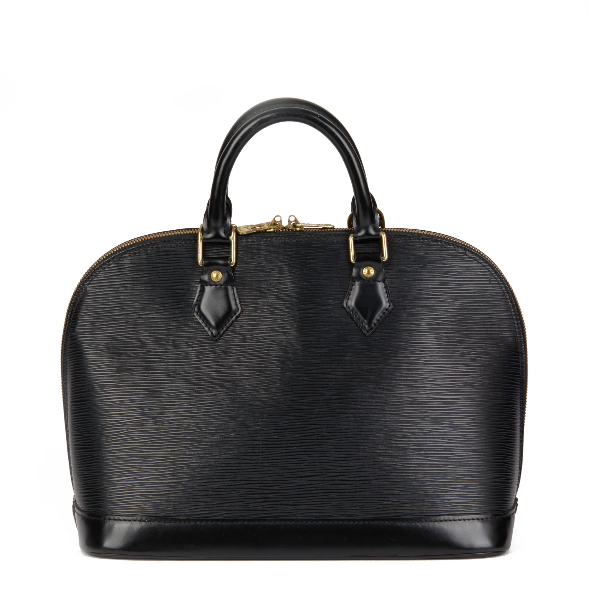 louis vuitton black alma pm