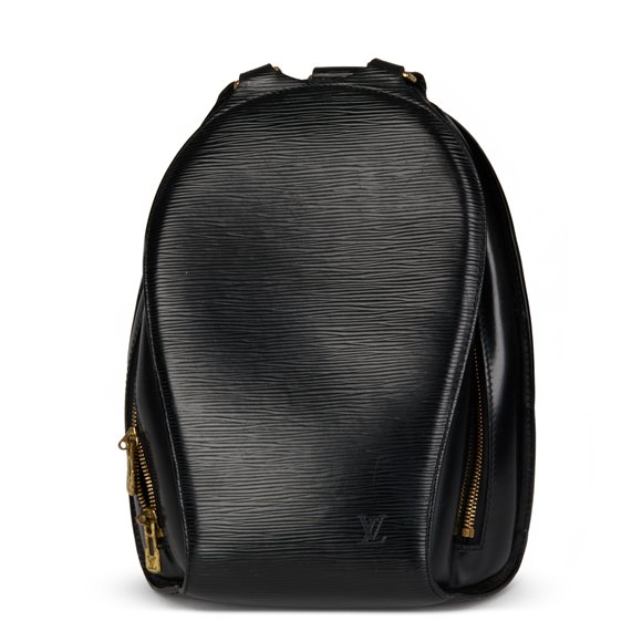 Louis Vuitton Black Epi Leather Vintage Mabillon Backpack