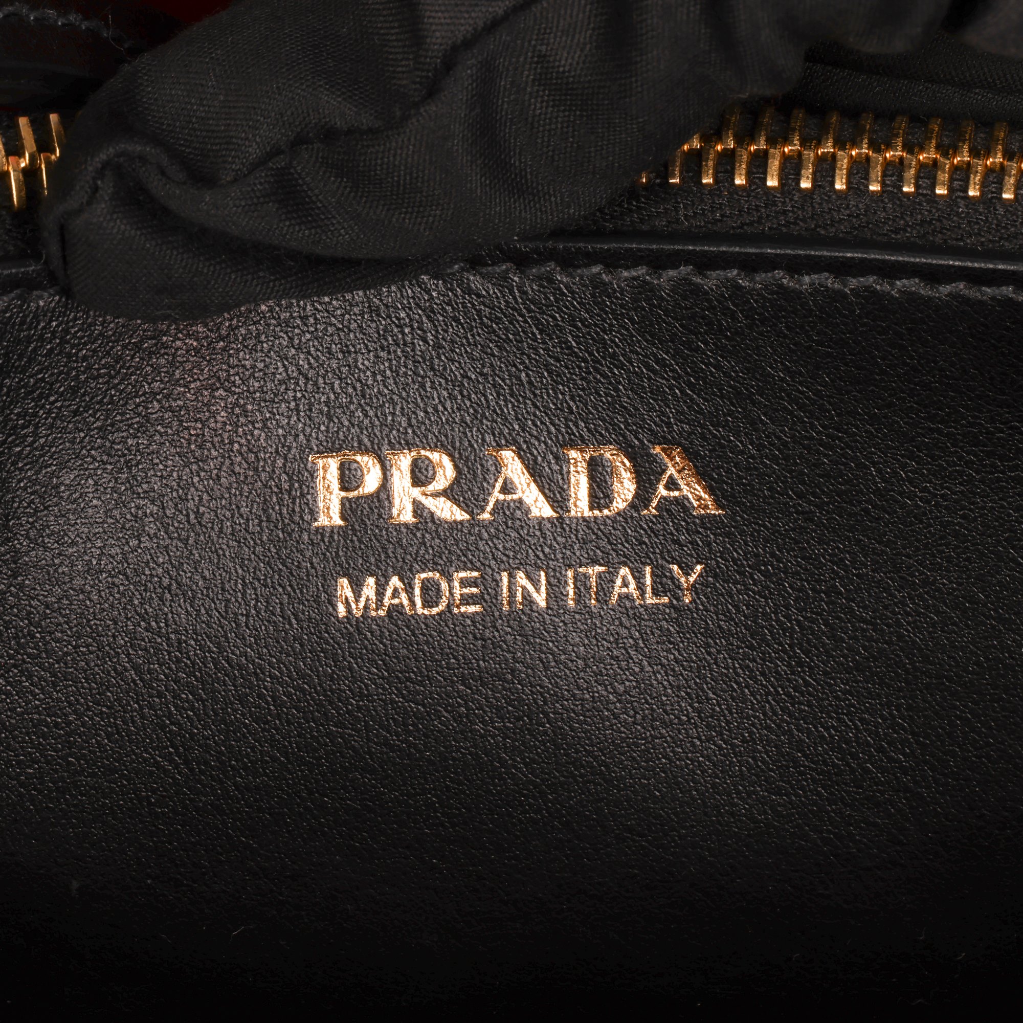 Prada Black Saffiano Leather Matinée Bag