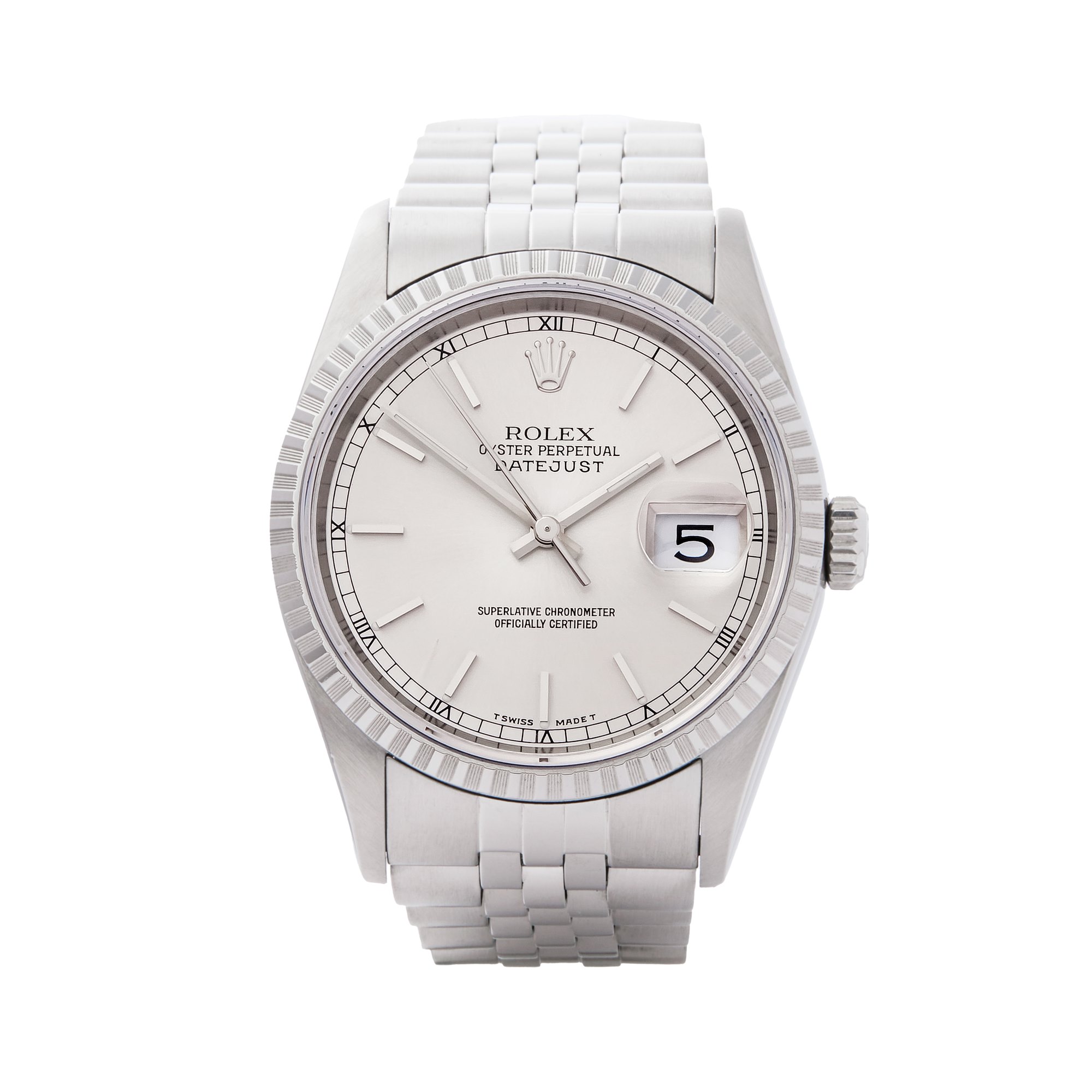 Rolex Datejust 36 Roestvrij Staal 16220