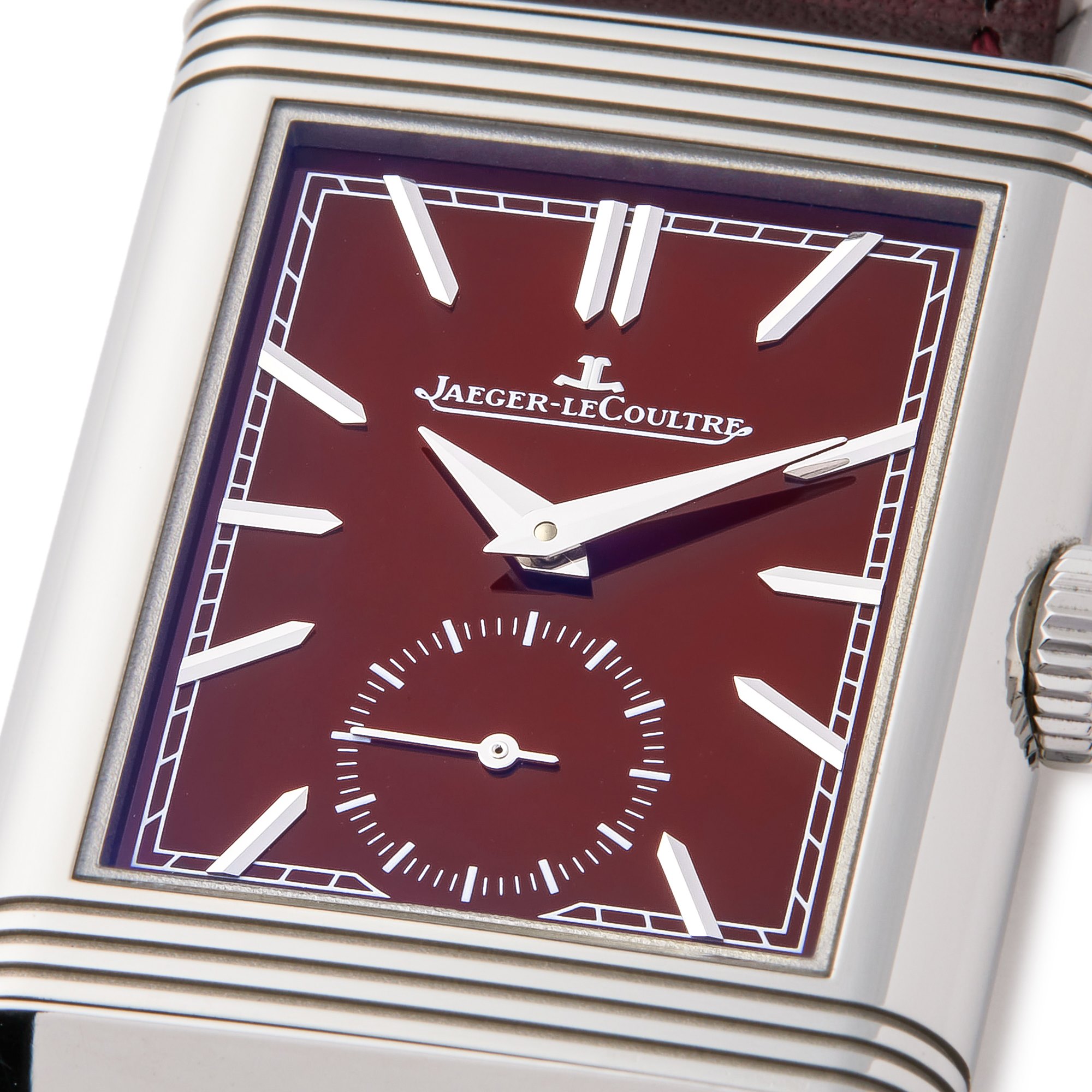 Jaeger-LeCoultre Reverso Tribute Burgandy Roestvrij Staal Q397846J