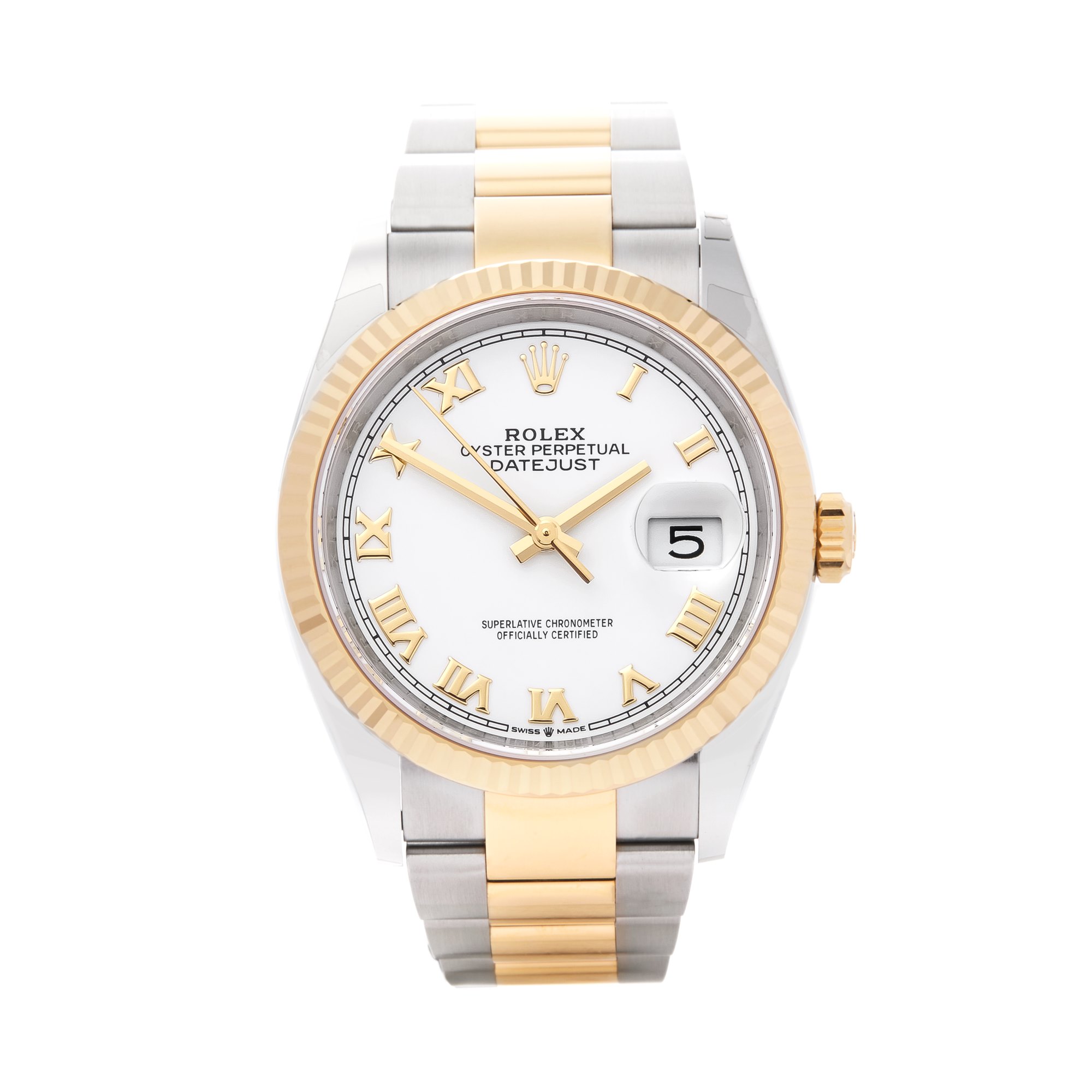 Rolex Datejust 36 Yellow Gold & Stainless Steel 126233