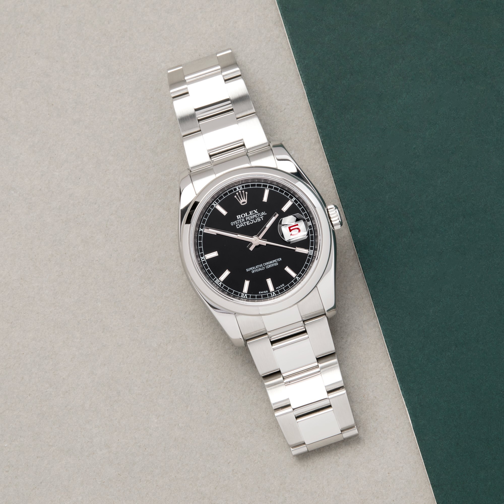 Rolex Datejust 36 Roestvrij Staal 116200