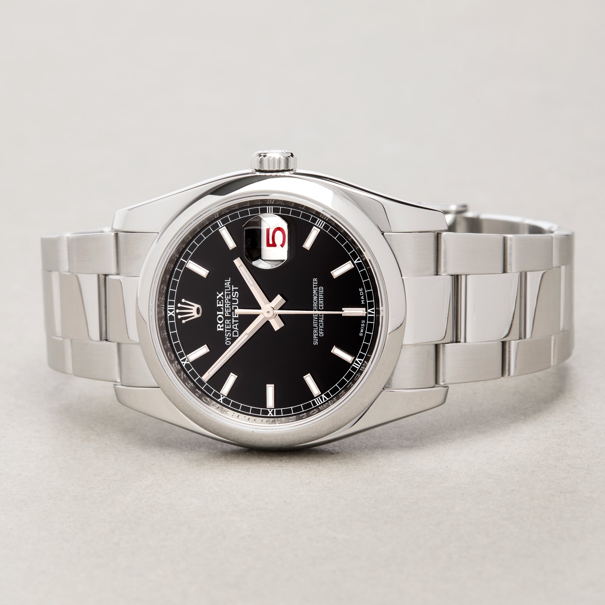 Rolex Datejust 36 Roestvrij Staal 116200