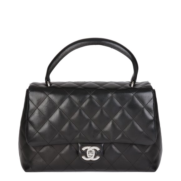 Chanel Black Quilted Lambskin Classic Kelly