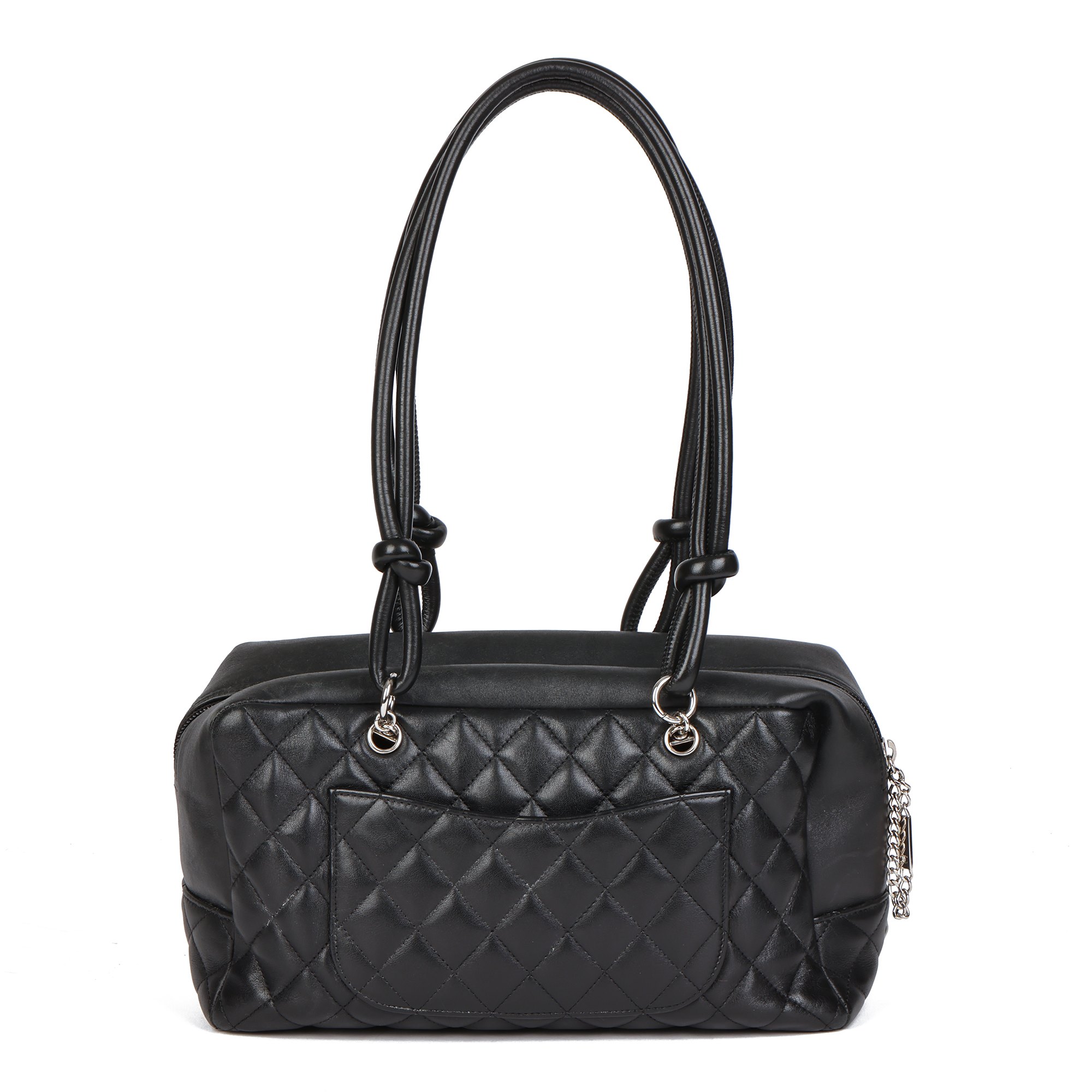 chanel large flap bag black