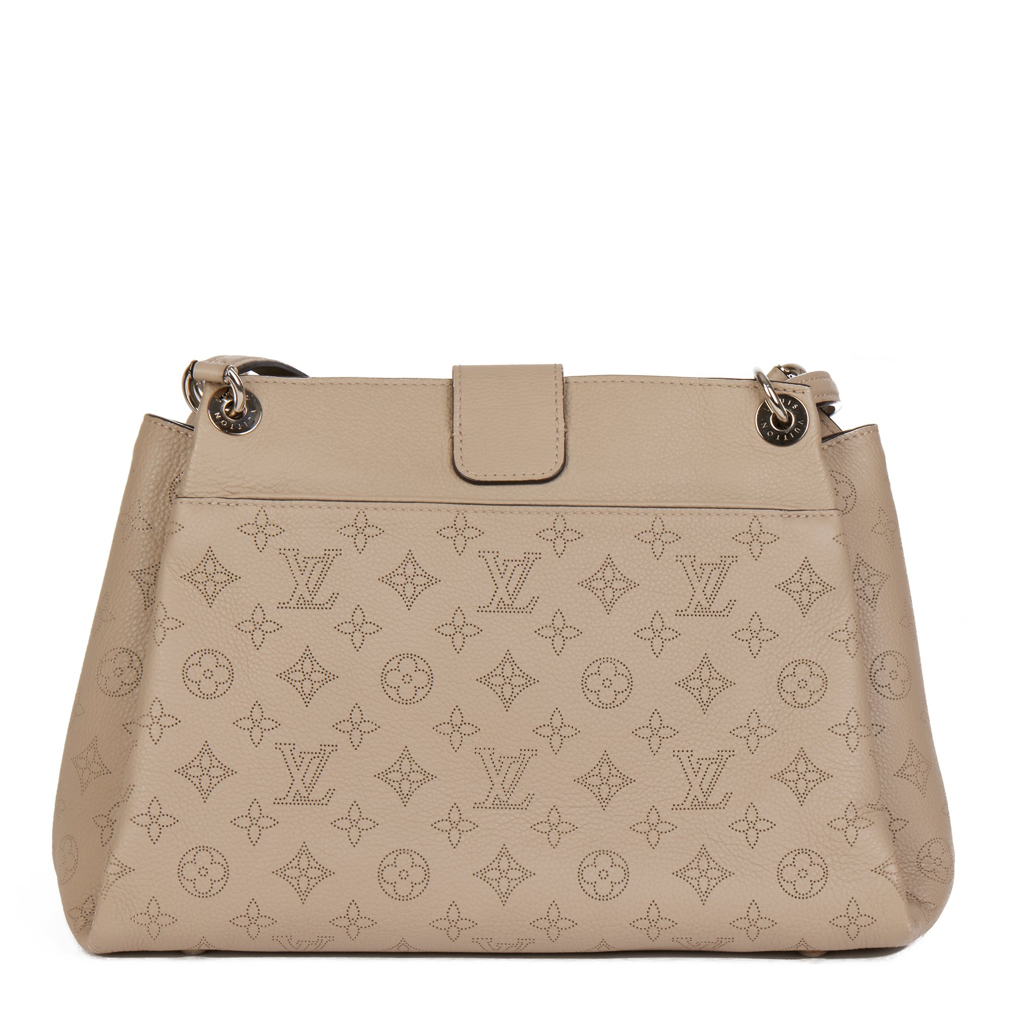 Louis Vuitton Galet Perforated Mahina Calfskin Leather Sevres