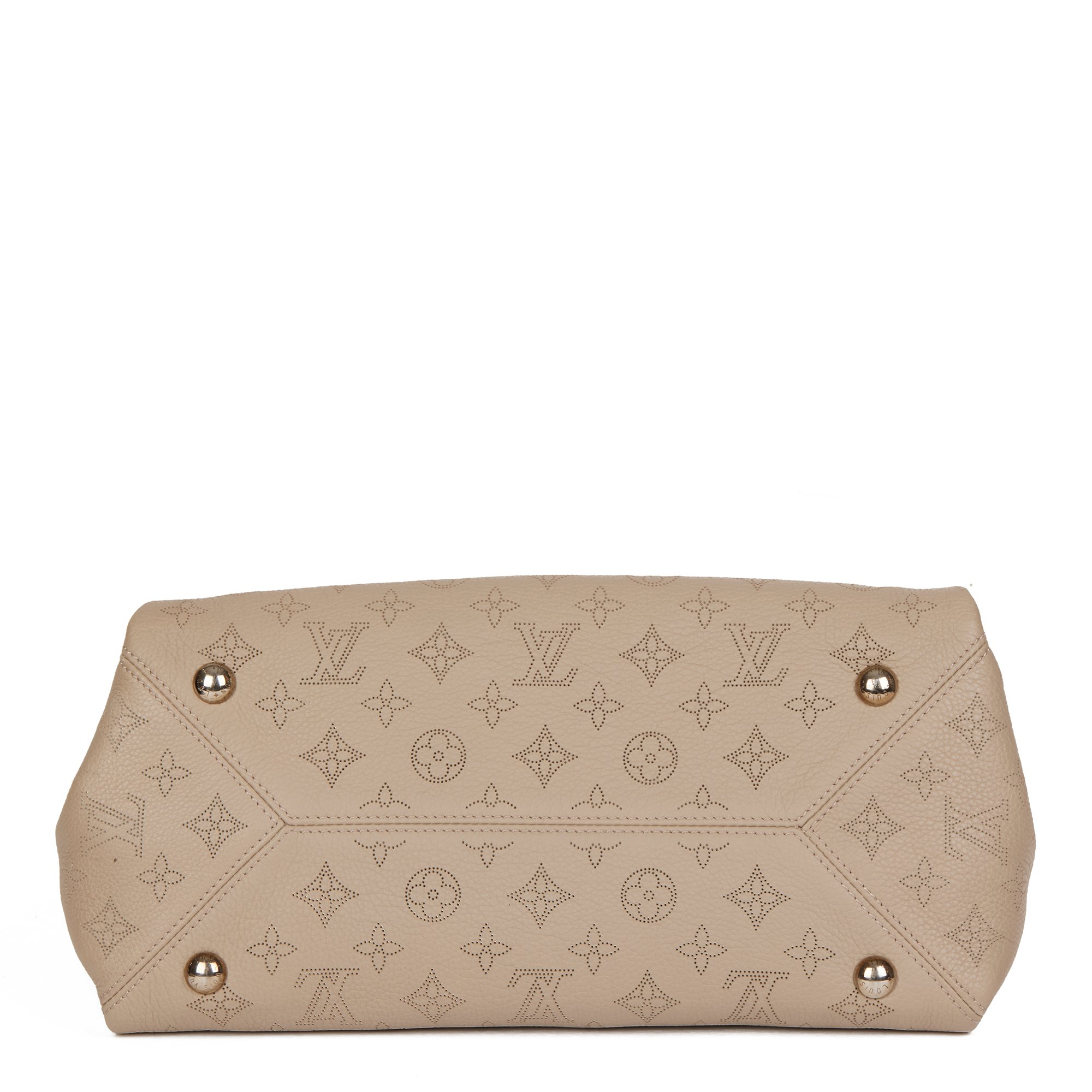 Louis Vuitton Galet Perforated Mahina Calfskin Leather Sevres