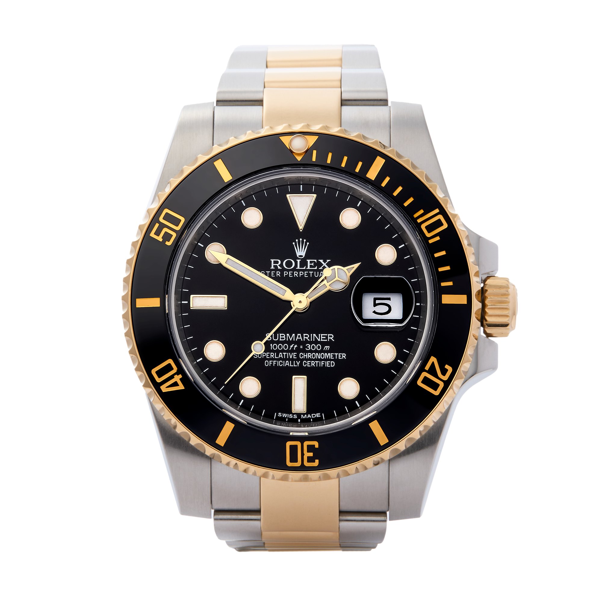 Rolex Submariner Date Yellow Gold & Stainless Steel 116613LN