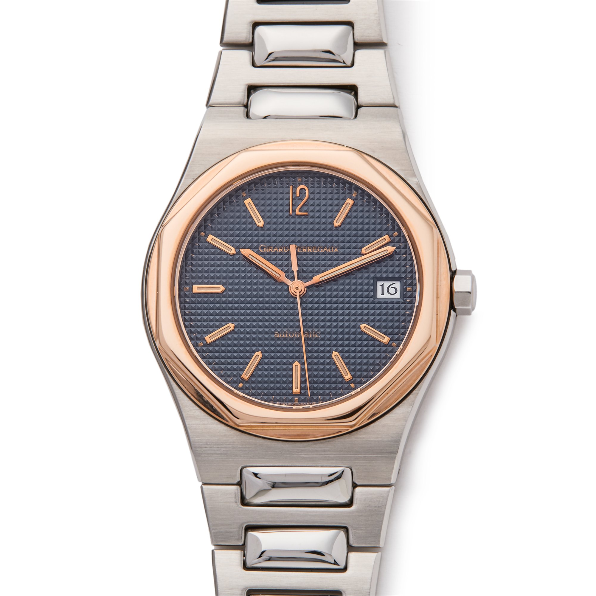 Girard Perregaux Laureato Rose Gold & Stainless Steel 8010