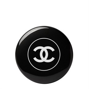 Chanel Black & White Carbon Fibre Classic Frisbee Disc