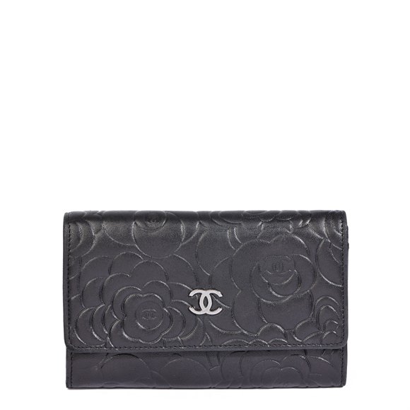 Camellia Flap Wallet