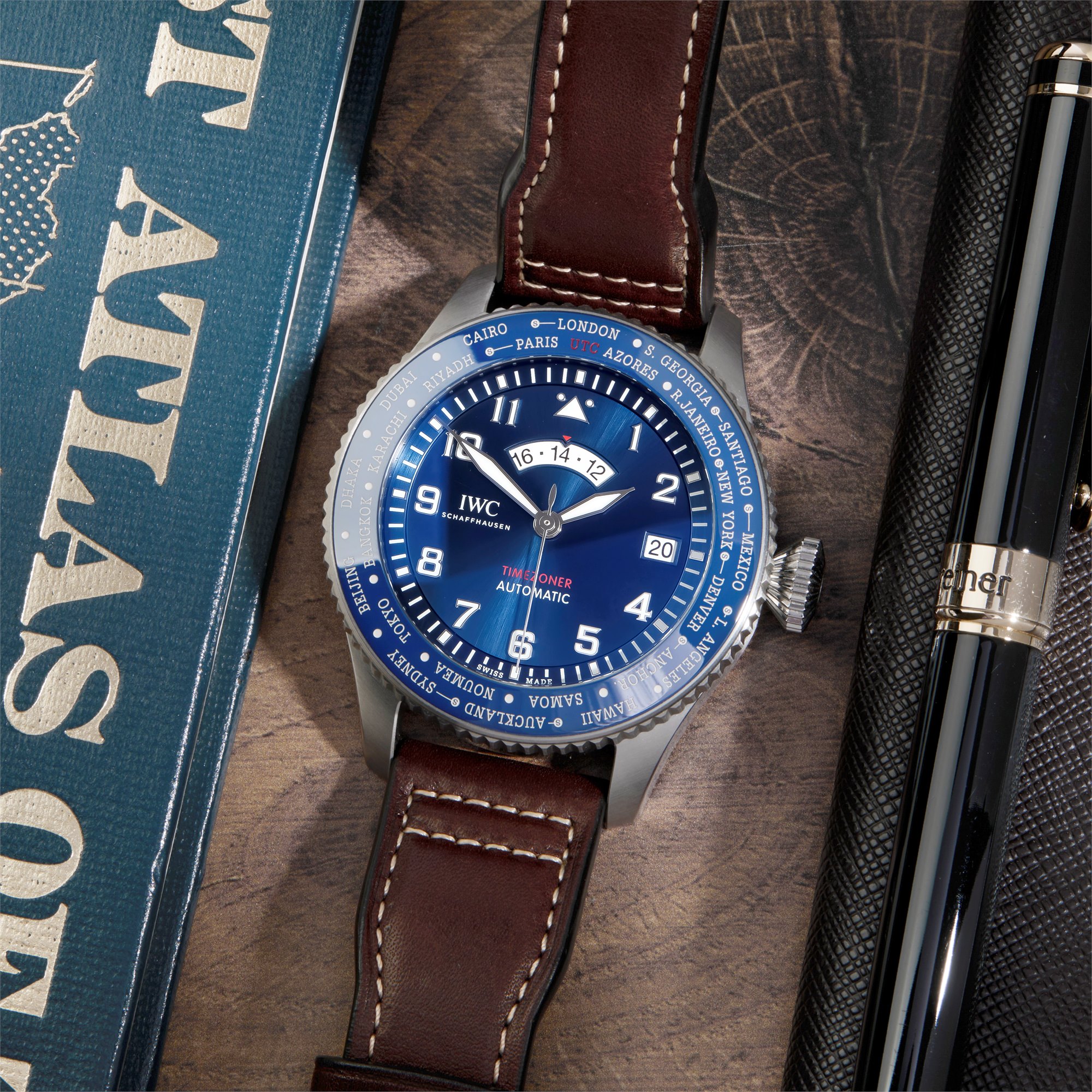 IWC Pilot's Timezoner "LE PETIT PRINCE" Roestvrij Staal IW395503