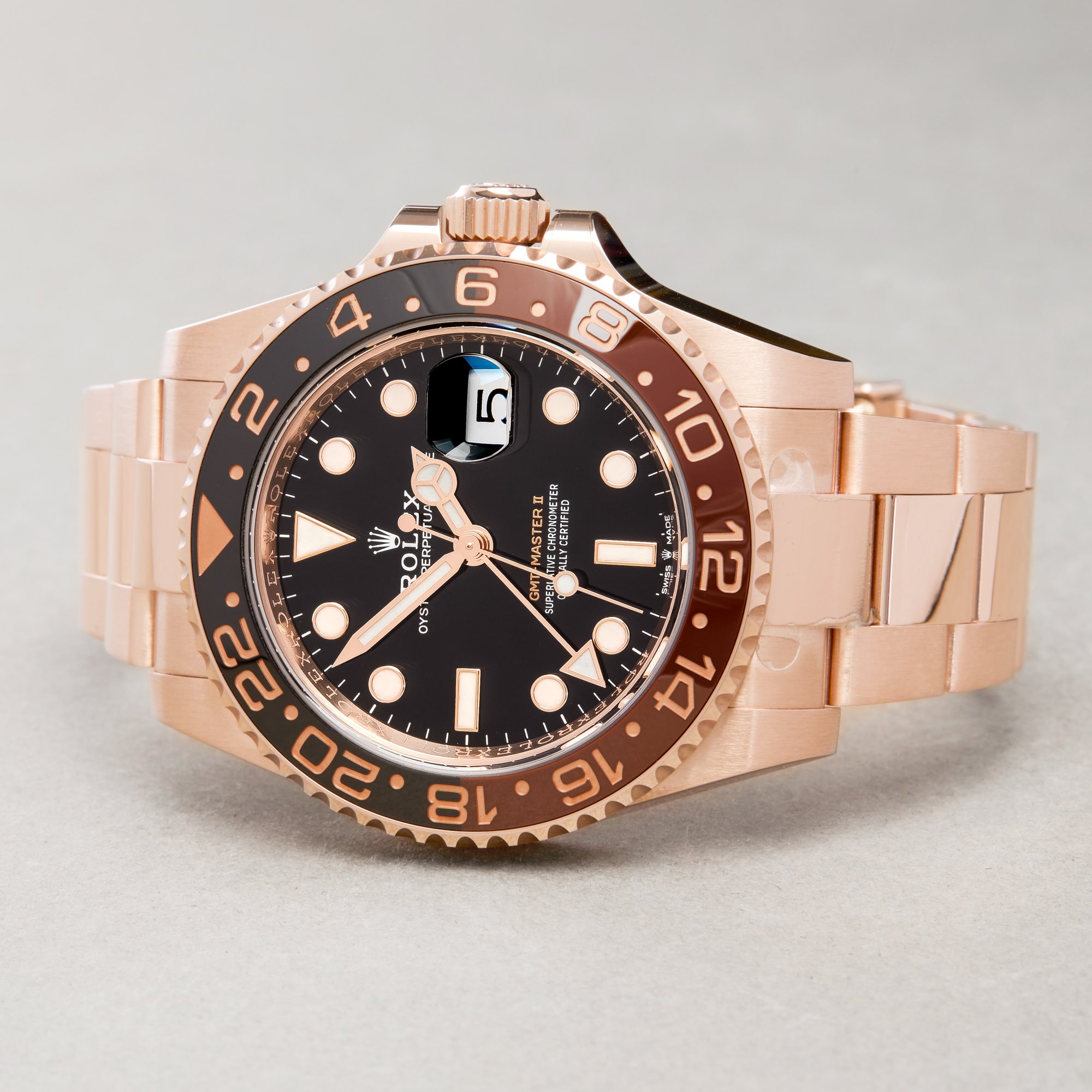 Rolex GMT-Master II RootBeer Rose Gold 126715CHNR