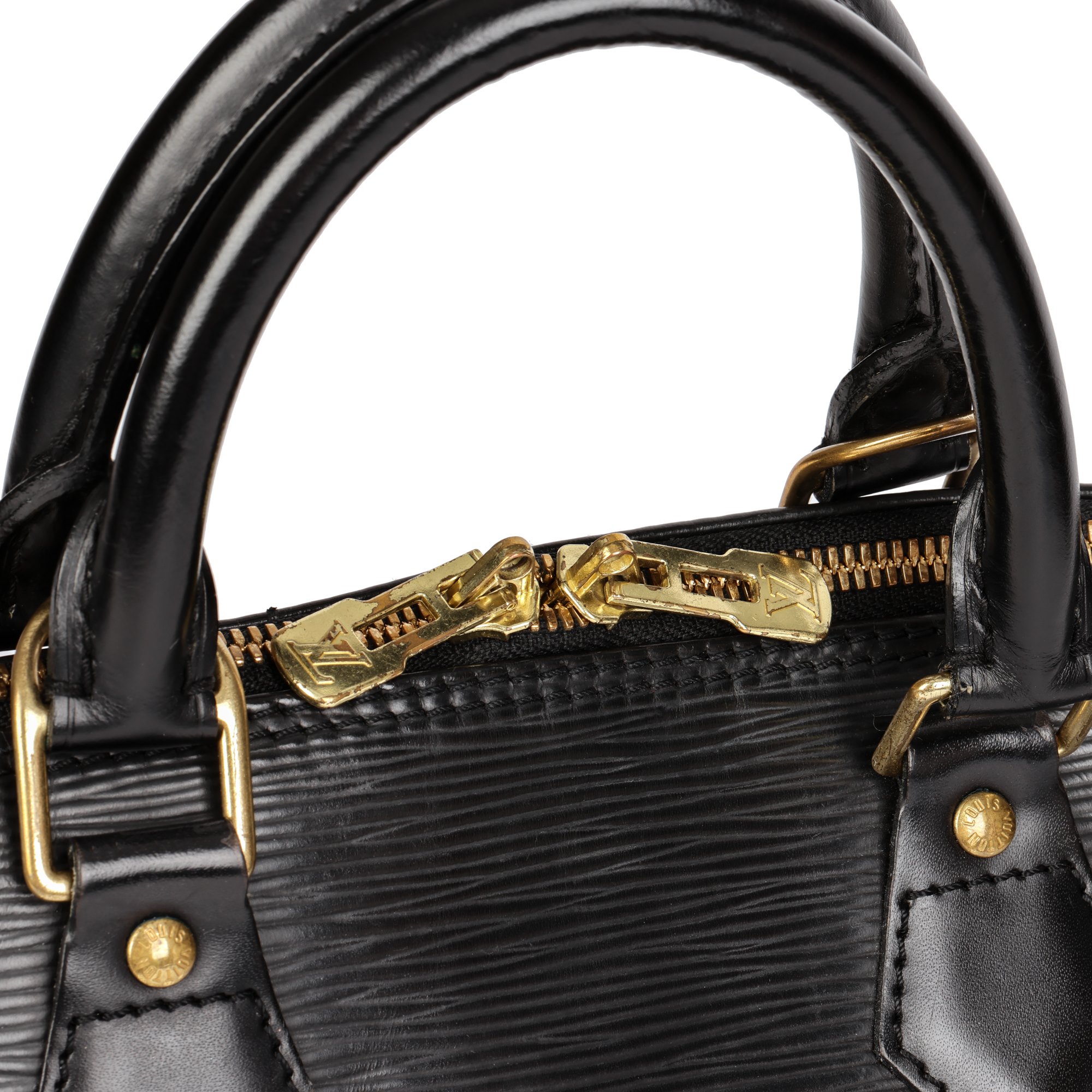 Louis Vuitton Black Epi Leather Alma PM