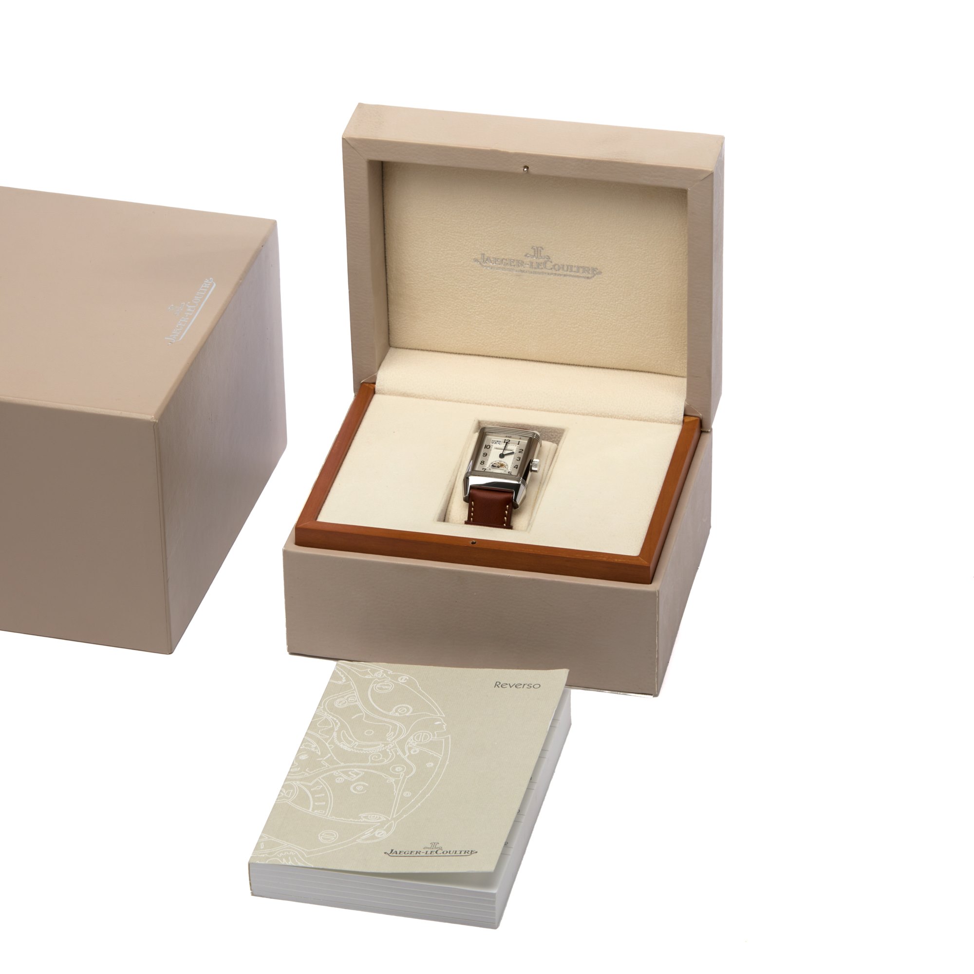 Jaeger-LeCoultre Reverso Day Night GMT Roestvrij Staal Q3038420 or 240.8.72