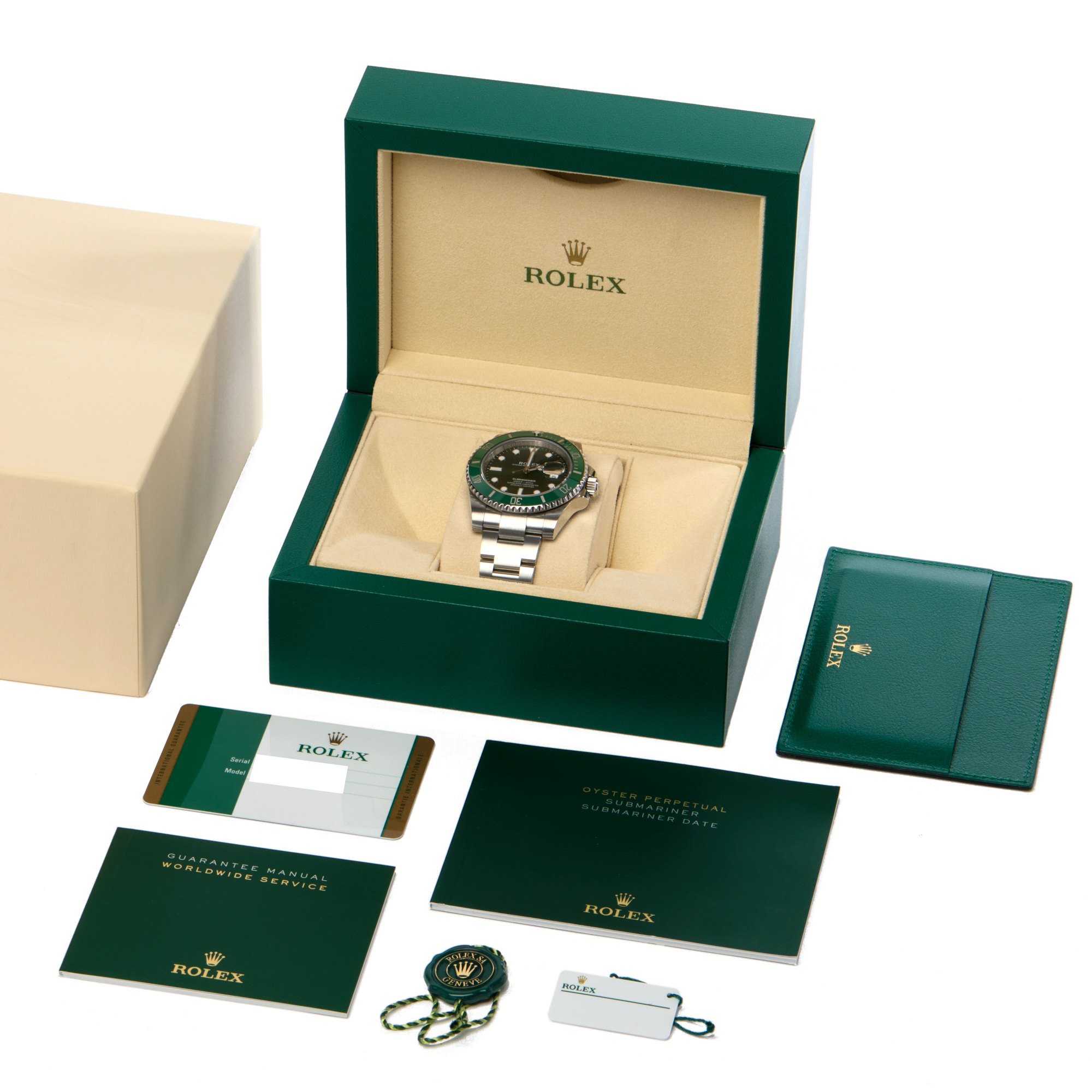 Rolex Submariner Date Hulk Roestvrij Staal 116610LV