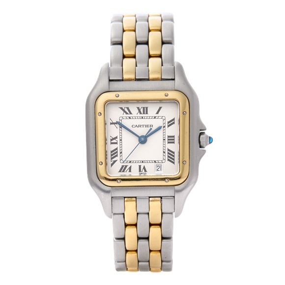 Cartier Panthère 2 Row Yellow Gold & Stainless Steel - 183949