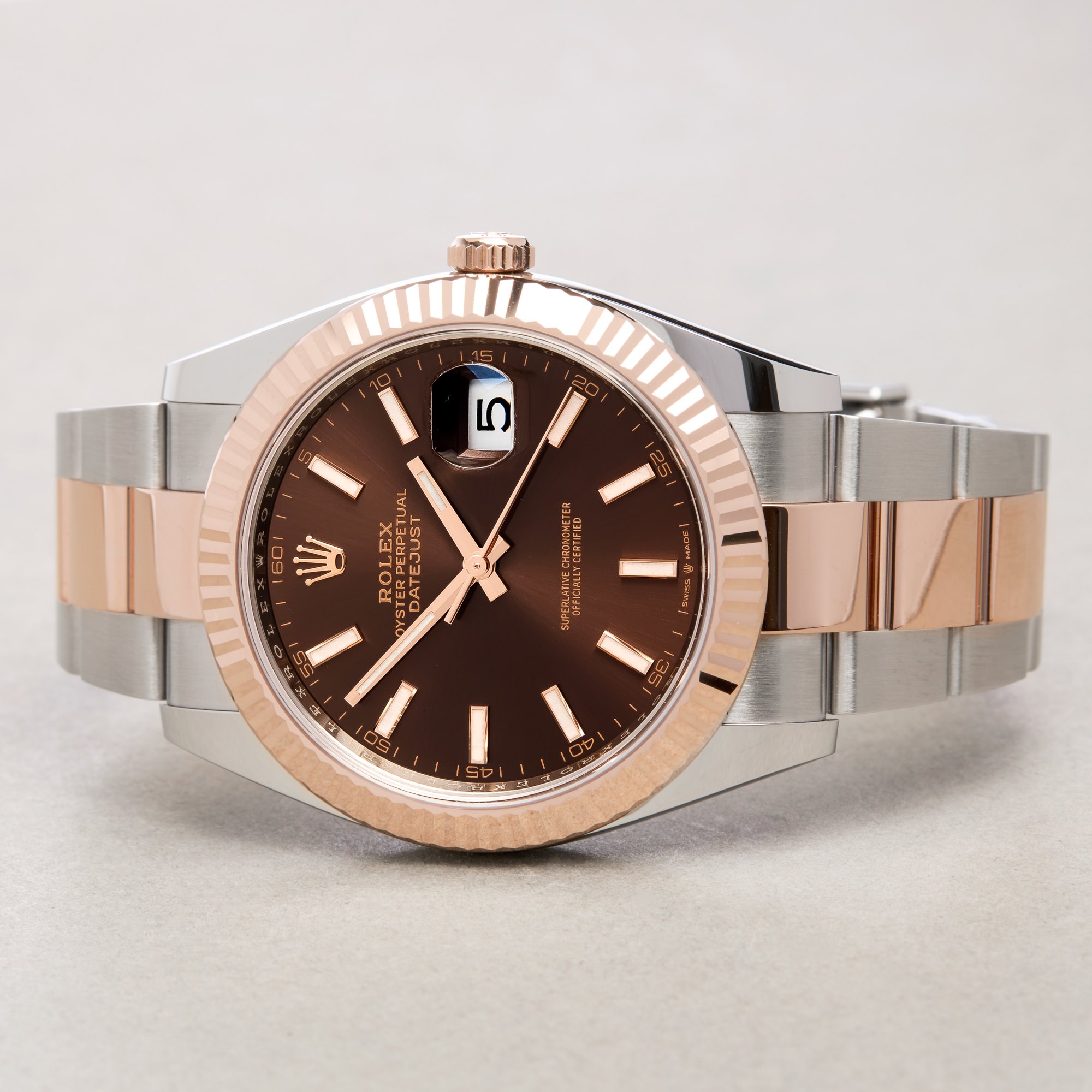 Rolex Datejust 41 'Chocolate' Rose Gold & Stainless Steel 126331