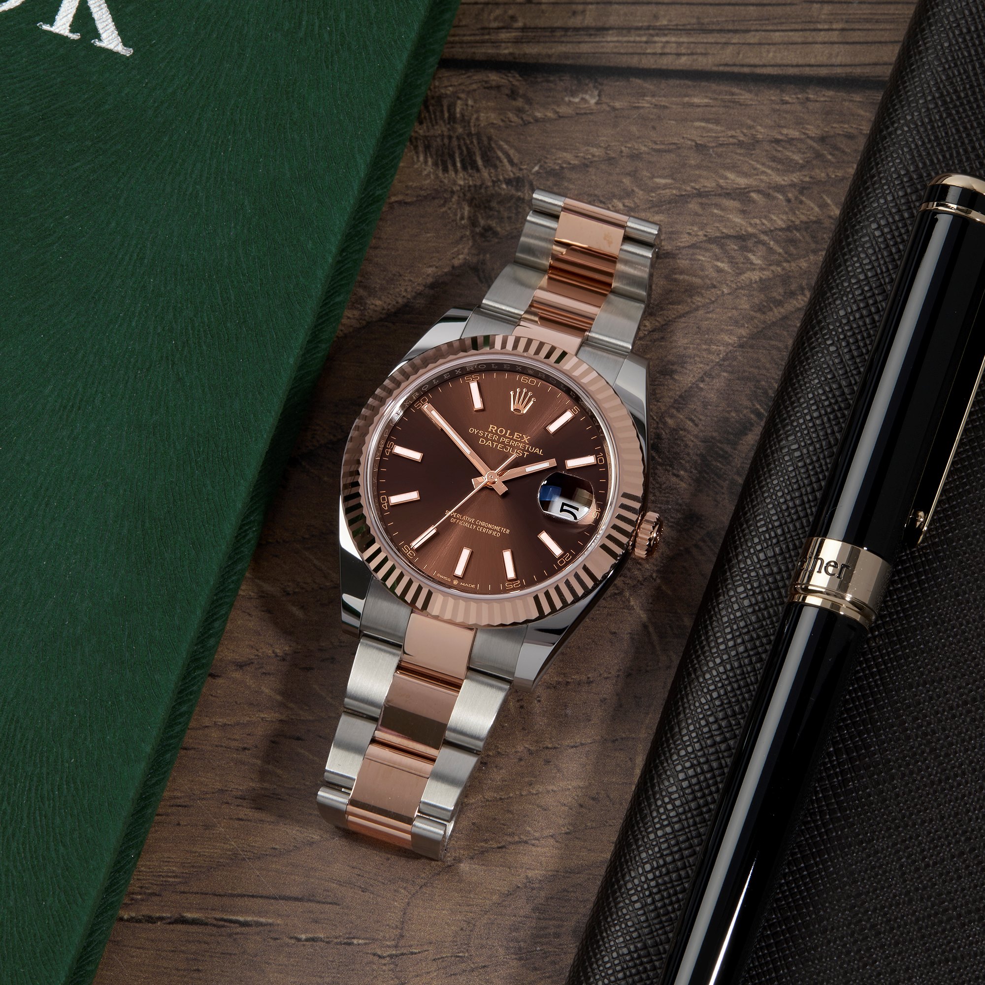 Rolex Datejust 41 'Chocolate' Rose Gold & Stainless Steel 126331