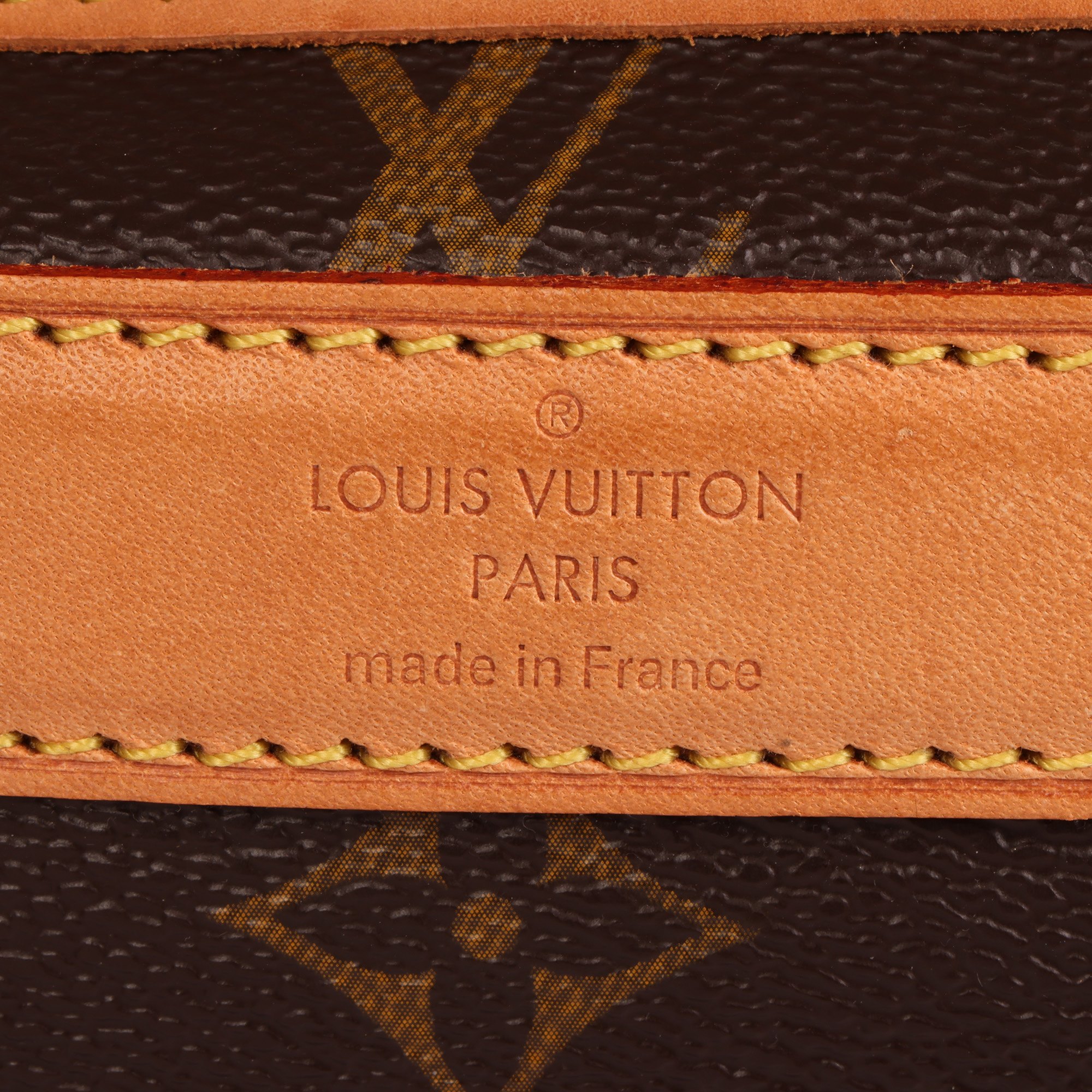 Louis Vuitton Brown Monogram Coated Canvas & Vachetta Leather Sac Chien 40 Pet Carrier