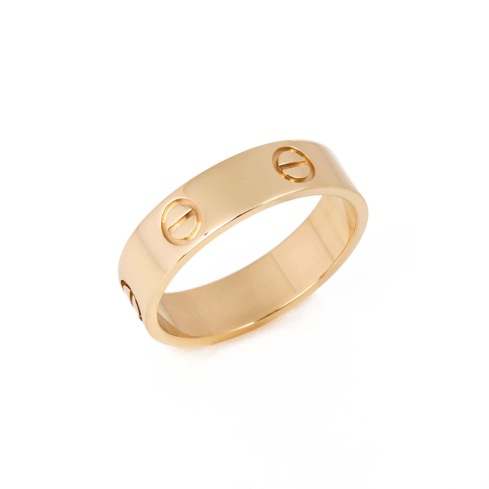 Cartier Love Yellow Gold Band Ring