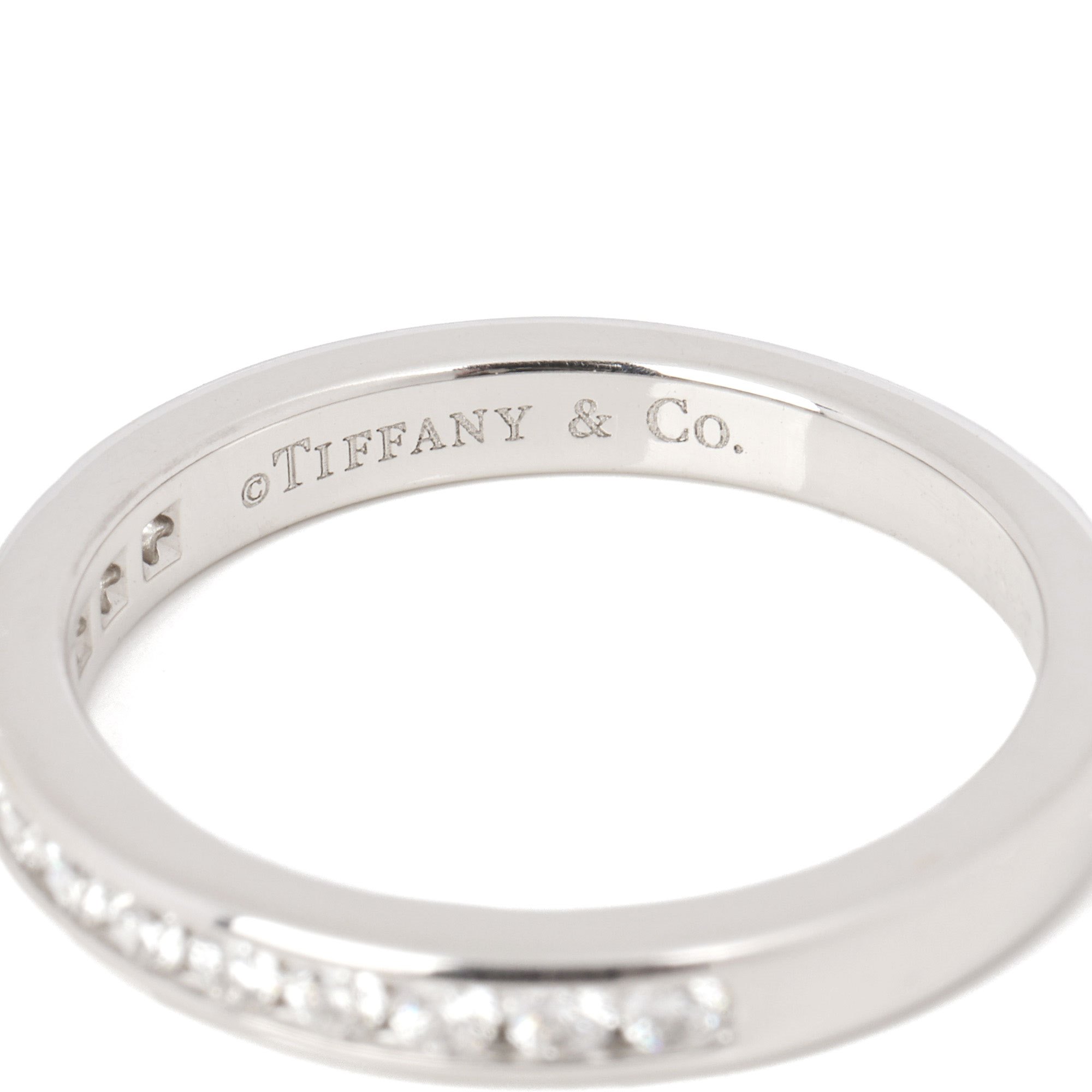 Tiffany & Co. Half Diamond Wedding Band Ring