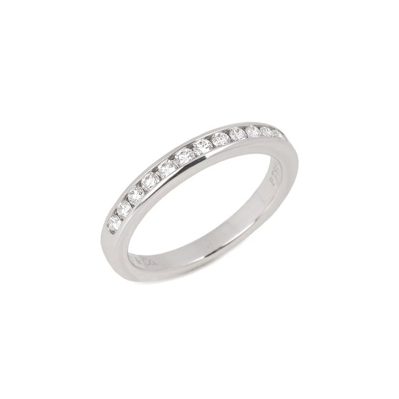 Tiffany & Co. Half Diamond Wedding Band Ring