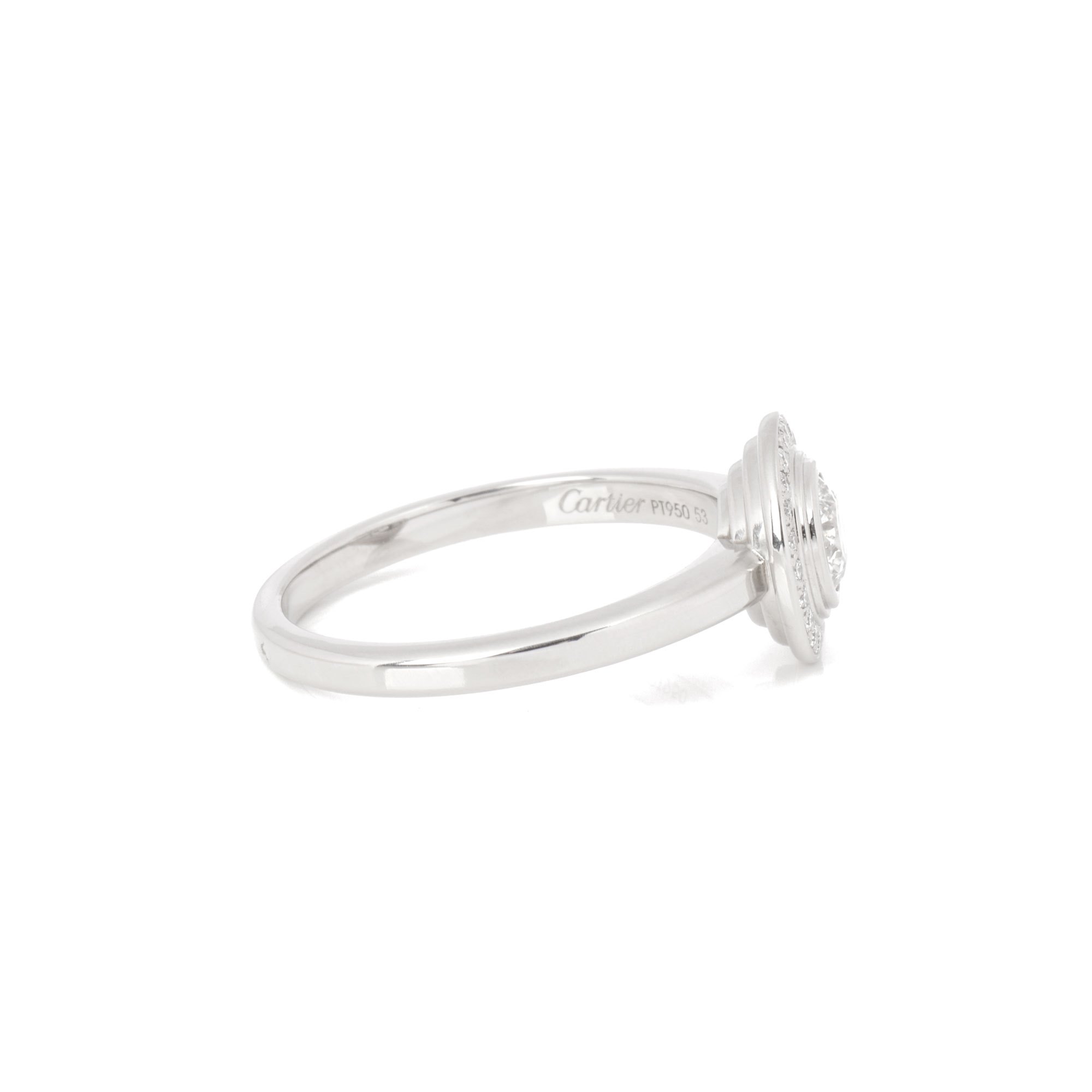 Cartier Damour Diamond Halo Ring