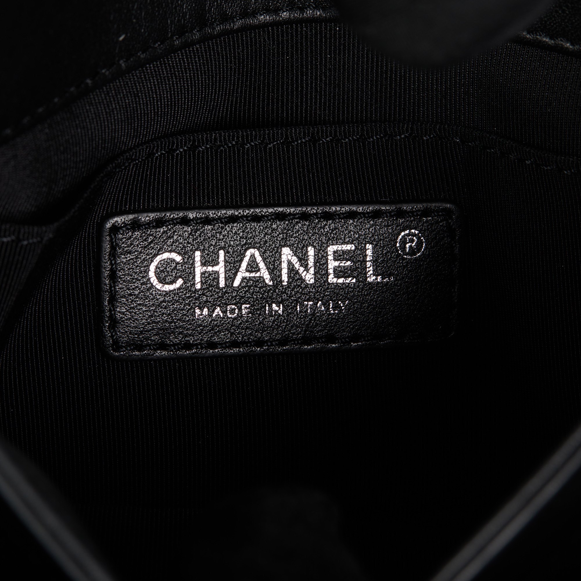 Chanel Black Quilted Lambskin Reverso Mini Tramezzo Flap Bag