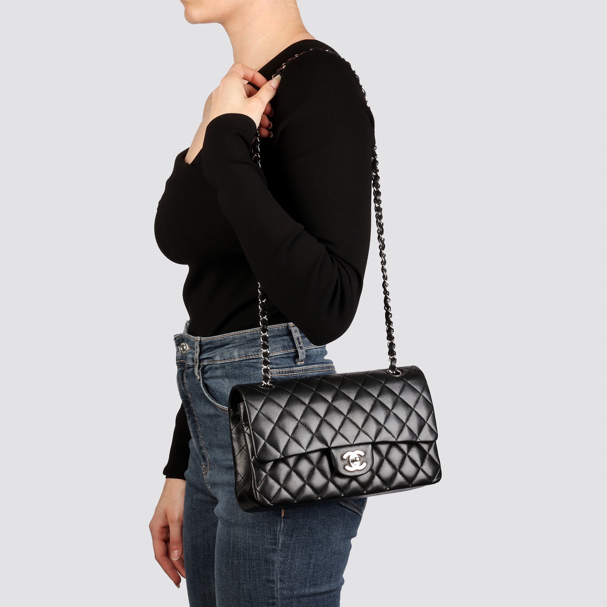 Chanel Medium Classic Double Flap Bag 2002 HB4574 | Second Hand Handbags