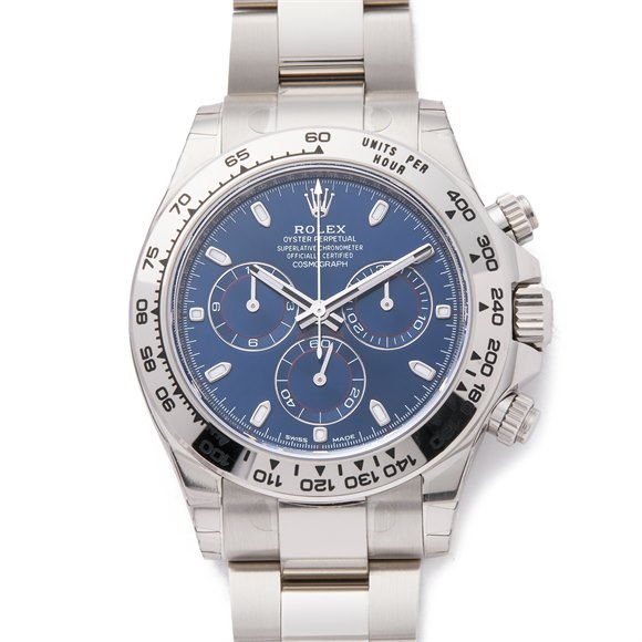 Rolex Daytona NOS Fully Stickered White Gold - 116509