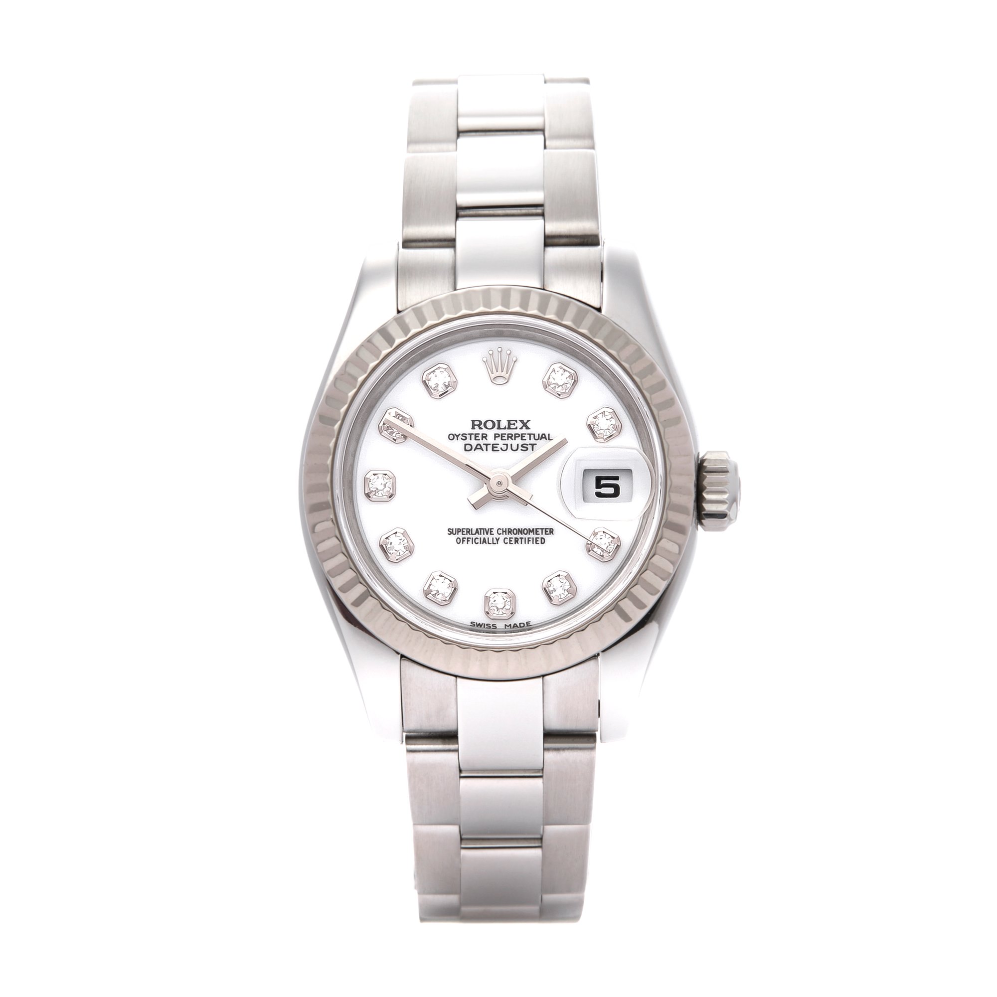 Rolex Oyster Perpetual 26 White Gold & Stainless Steel 179174