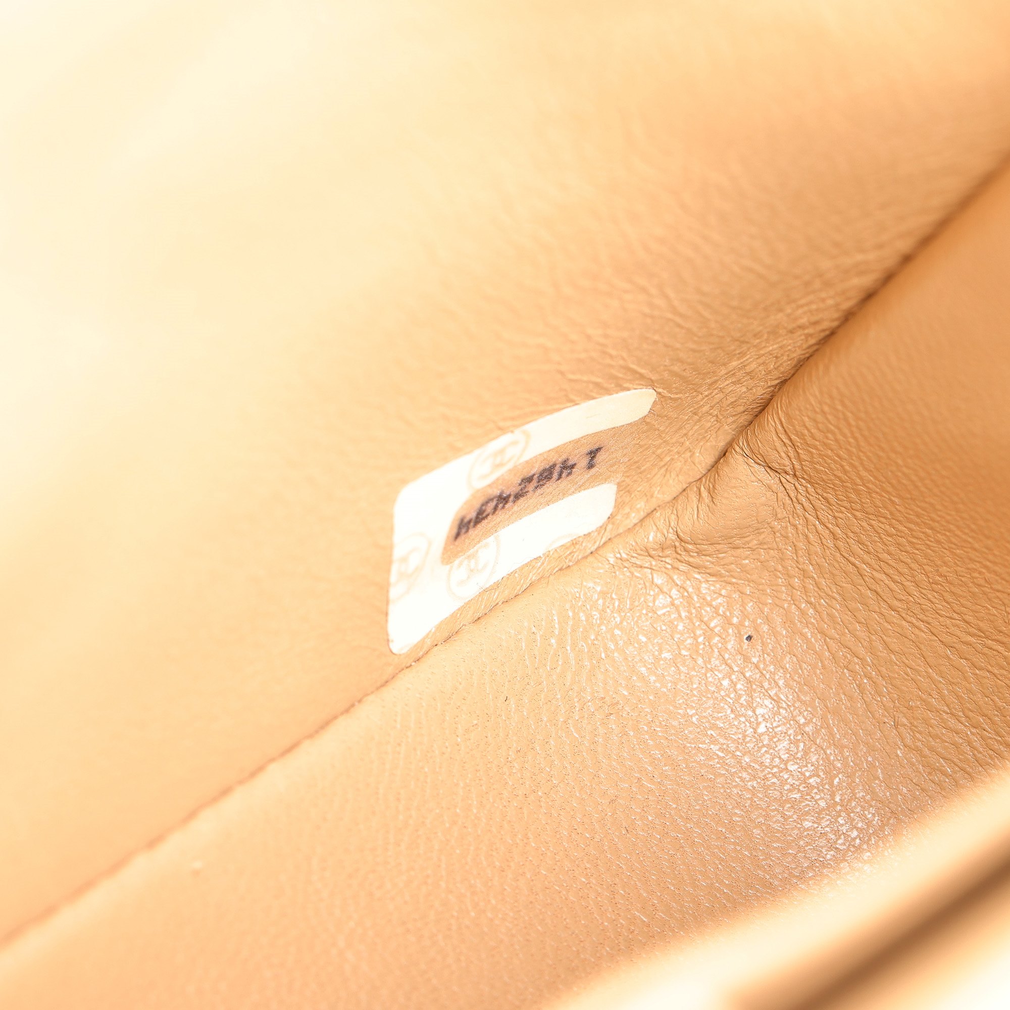 Chanel Beige Quilted Lambskin Vintage Small Classic Single Full Flap Bag
